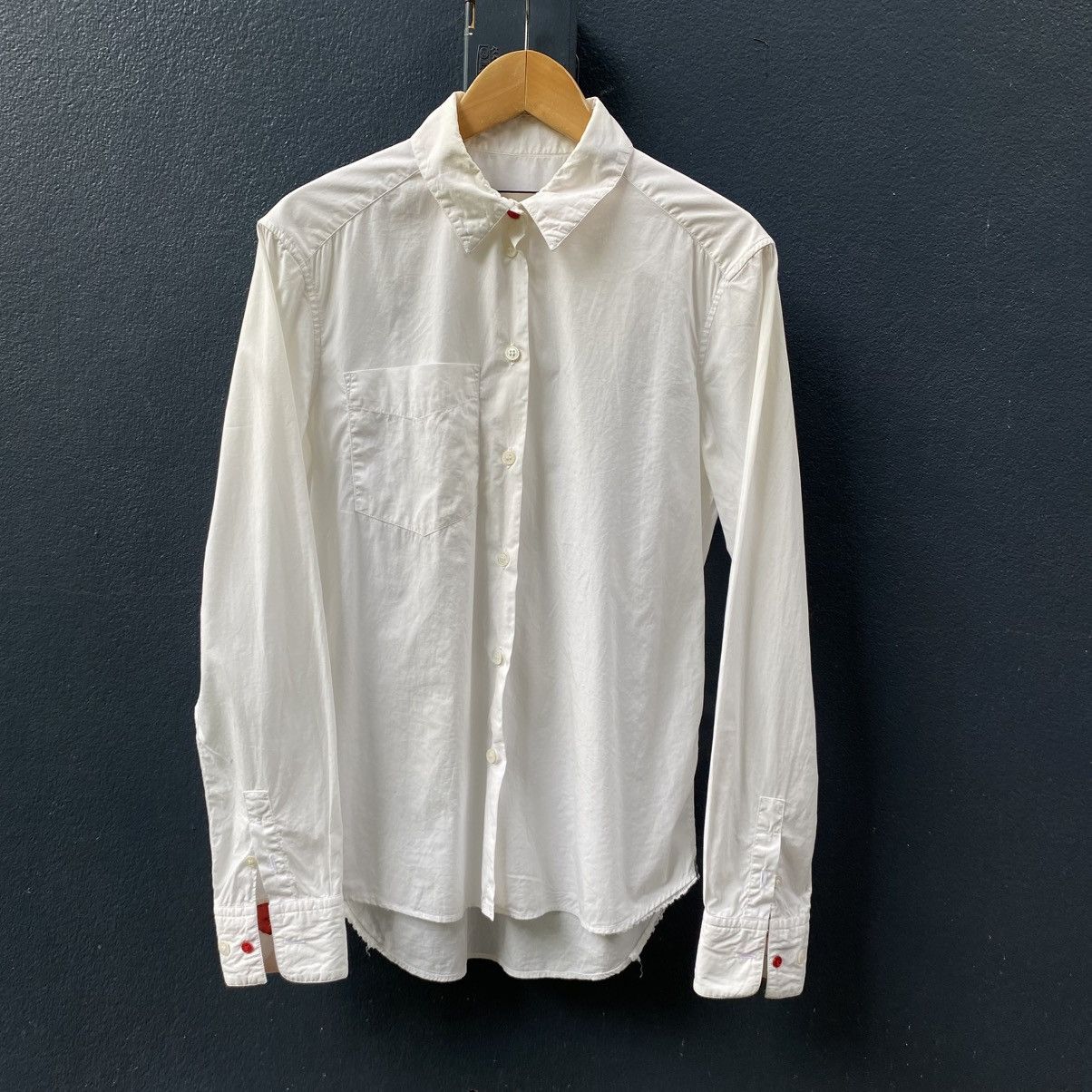 Paul Smith Paul Smith White Shirt with Floral Cuffs Size XL / US 12-14 / IT 48-50 - 6 Thumbnail