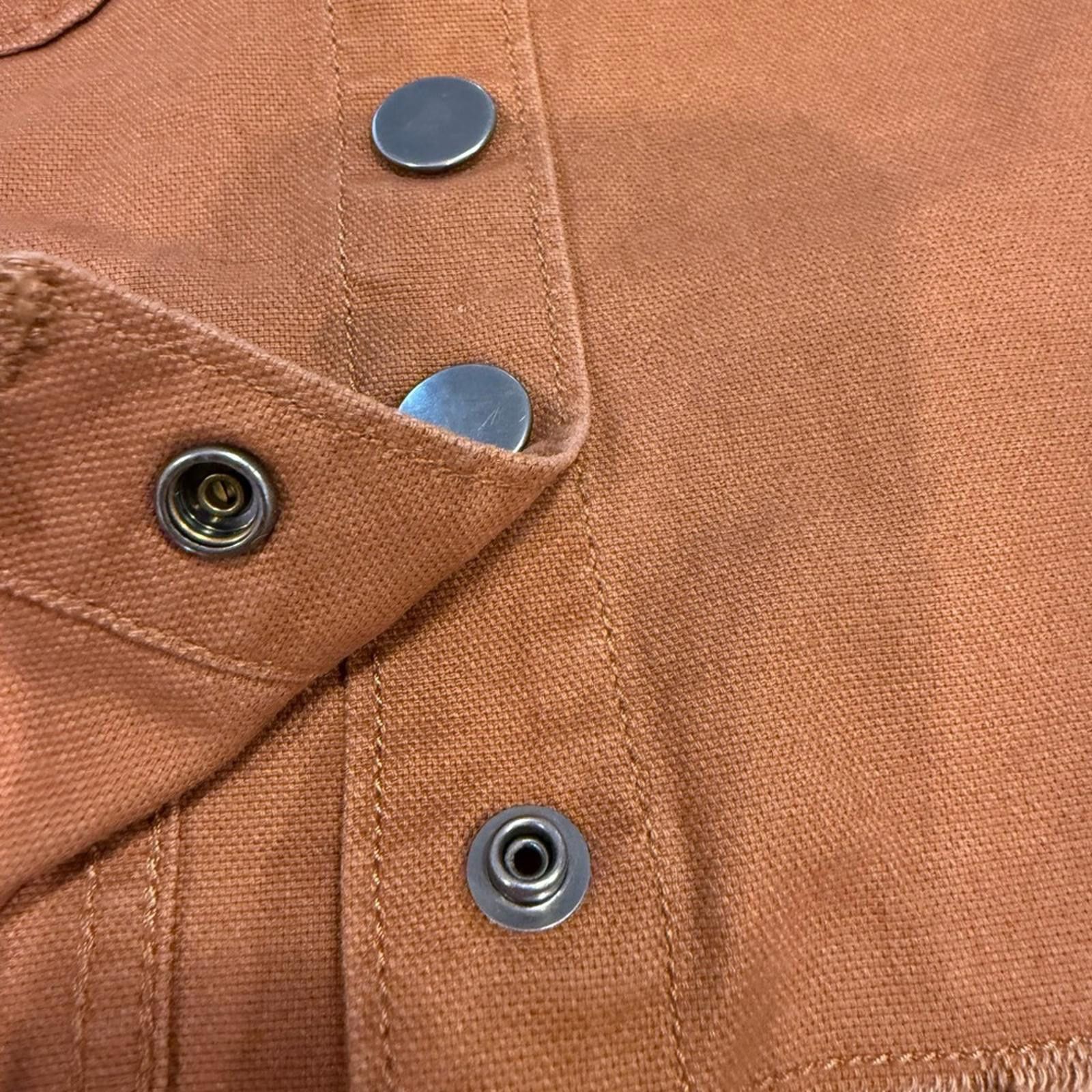 Madewell Madewell light brown denim mini skirt snaps frayed hem SZ 00 Size 24" / US 00 / IT 34 - 3 Thumbnail
