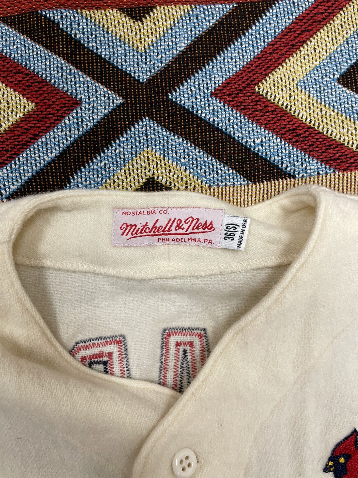 Cooperstown Collection × Mitchell & Ness × Vintage Vintage Jim McCarver Cardinals Wool Jersey Size US S / EU 44-46 / 1 - 3 Thumbnail