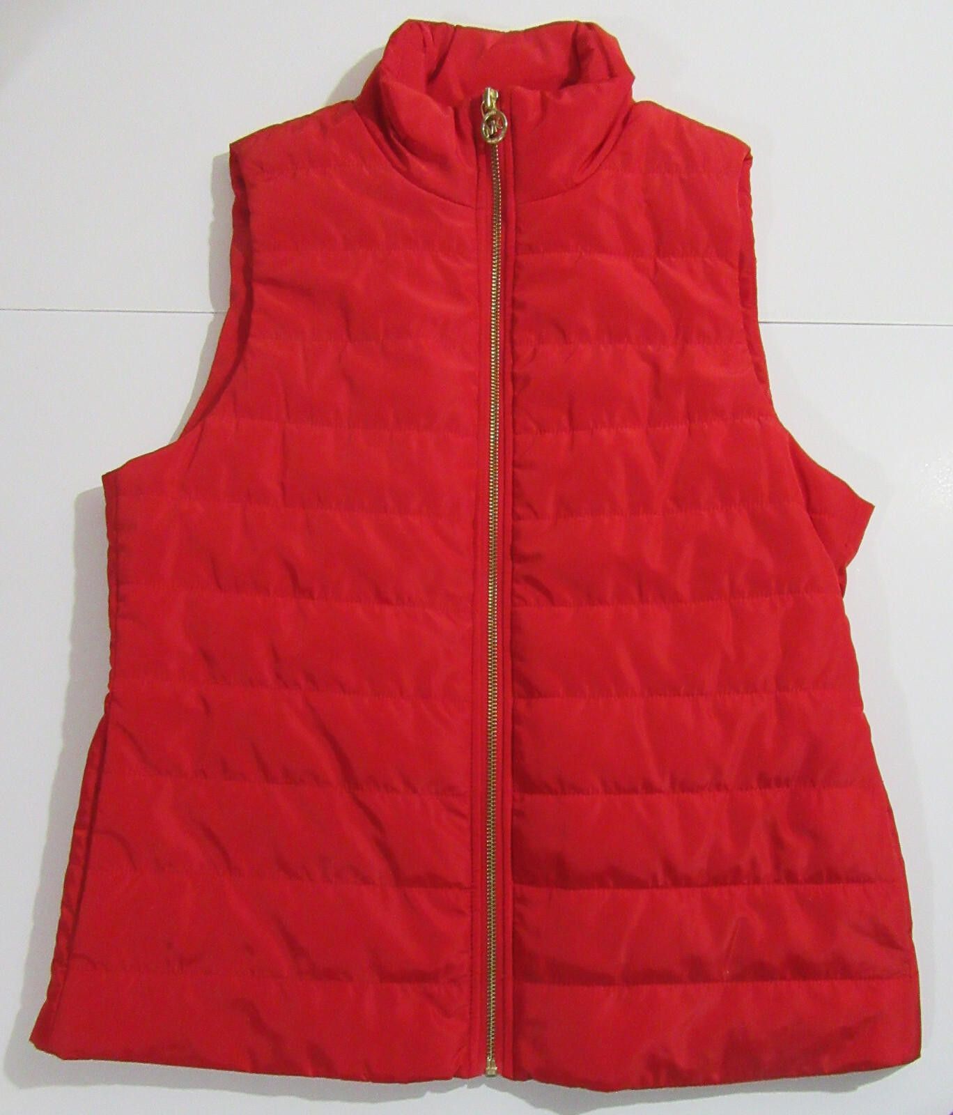 Michael Kors Michael Kors Womens Puffer Vest Jacket Crimson Red M NWT Size M / US 6-8 / IT 42-44 - 1 Thumbnail
