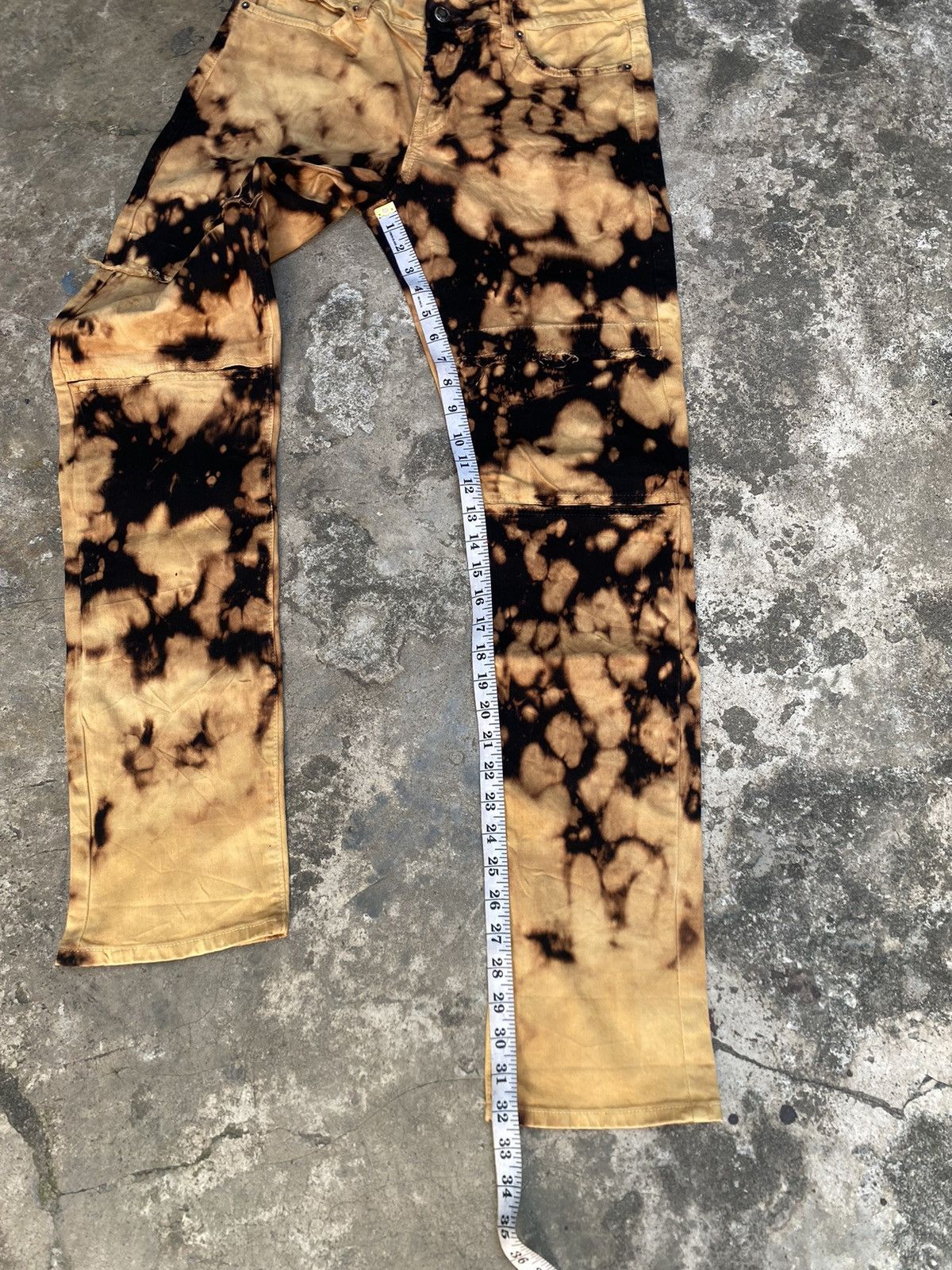 Rustic Dime Rustic Dime Tie Dye Denim Taper Fit Size US 31 - 12 Thumbnail