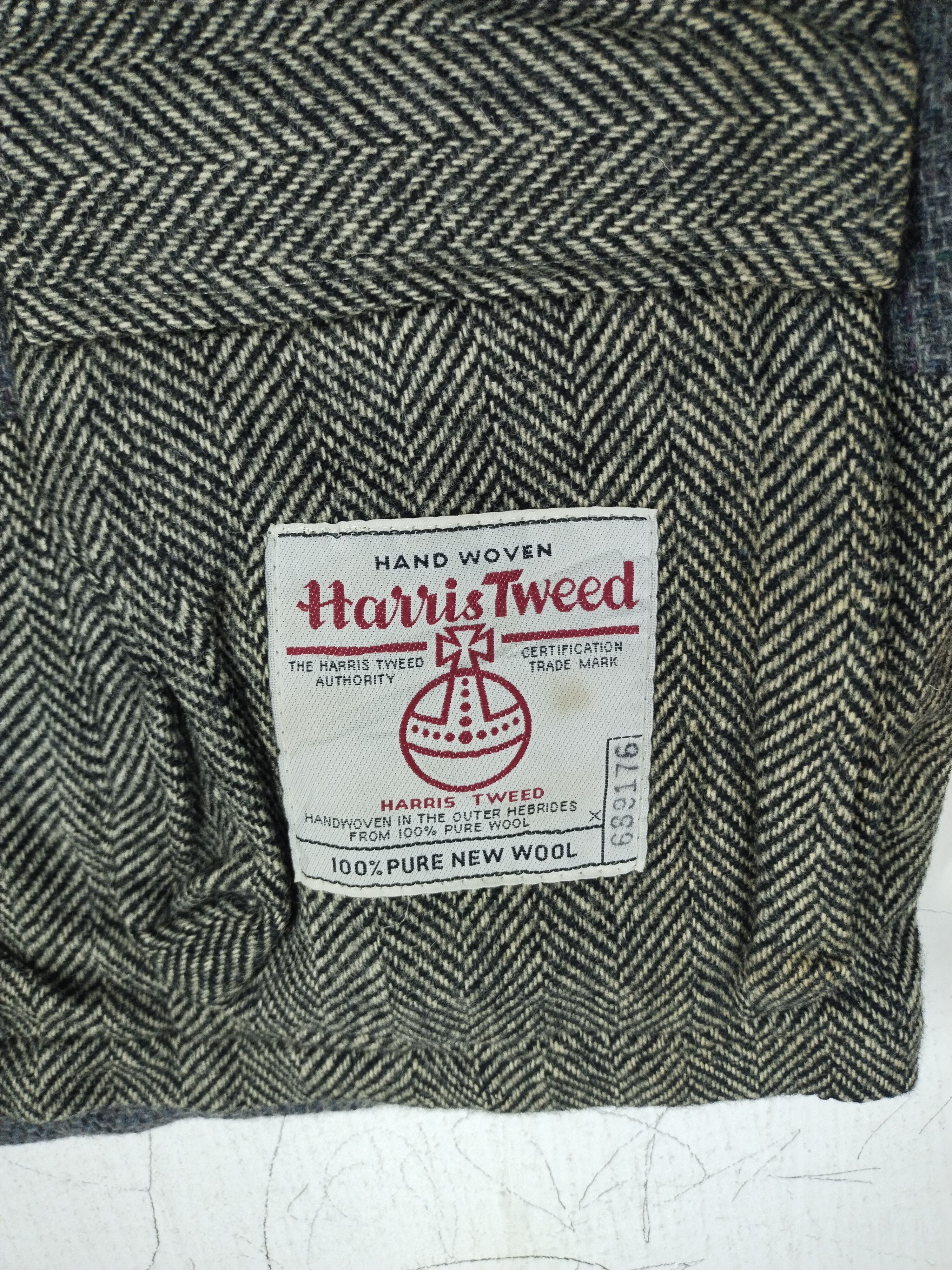 Harris Tweed × If Six Was Nine × Vintage Harris Tweed KMK Pure New Wool Hoodie Jacket Size US M / EU 48-50 / 2 - 4 Thumbnail