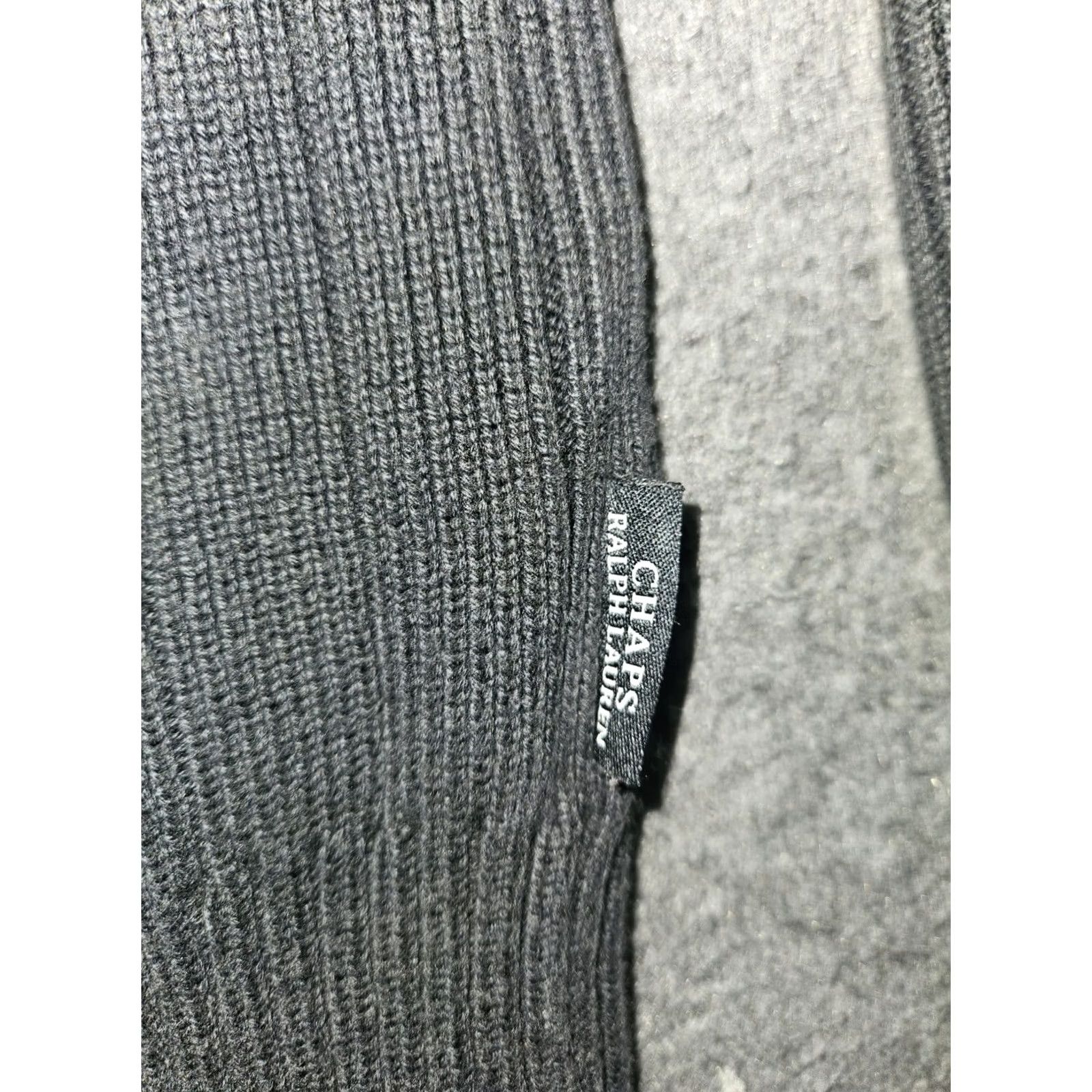 Ralph Lauren VINTAGE Ralph Lauren Sweater Mens 2XL Black Chaps Men Heavy Ribbed Preppy Size US XXL / EU 58 / 5 - 5 Thumbnail