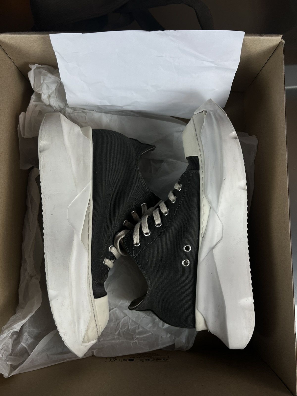 Rick Owens Rick Owens DRKSHDW Abstract Ramones Low Size 7 Size US 7 / EU 40 - 3 Thumbnail