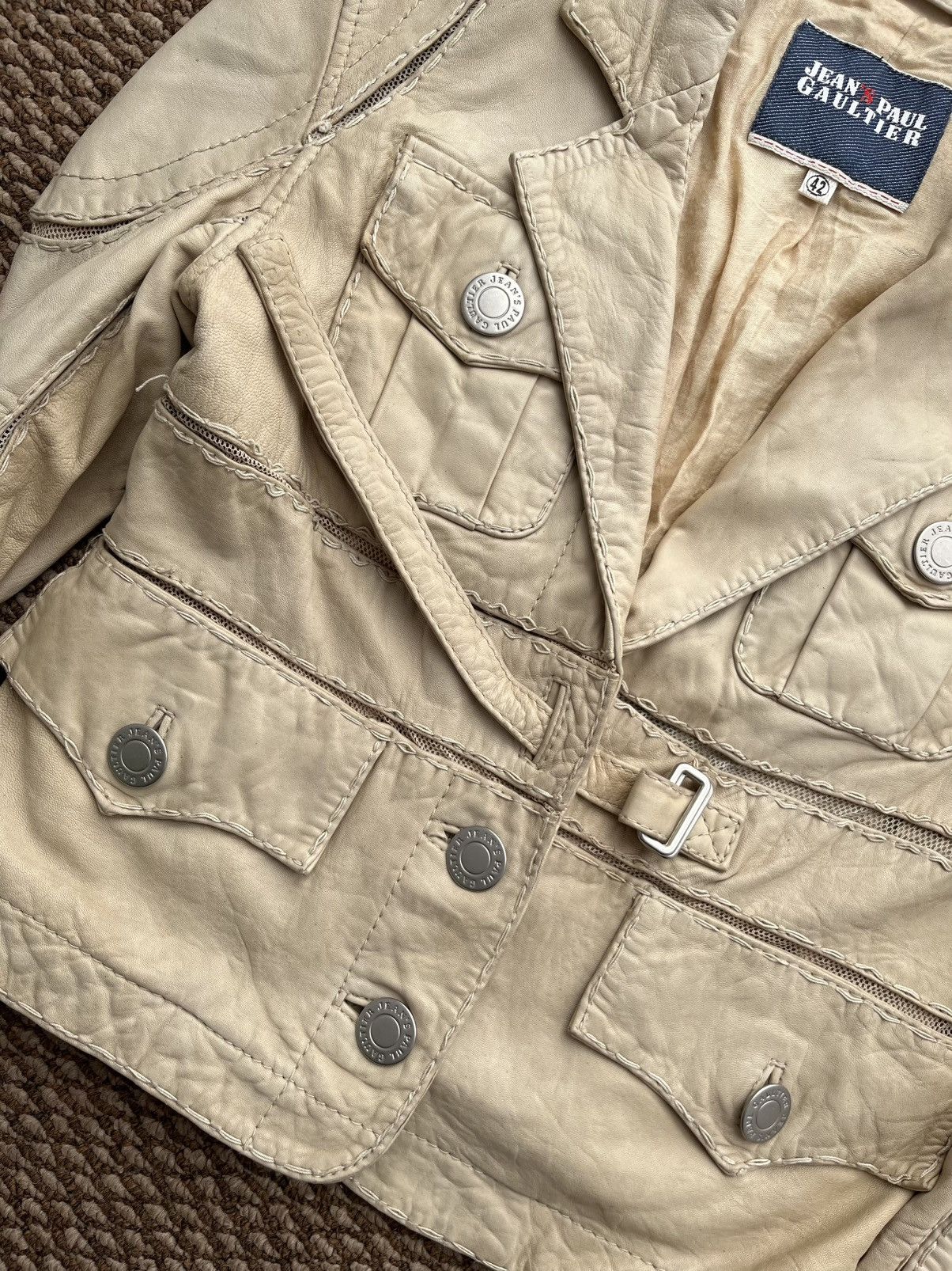 Jean Paul Gaultier Jean Paul Gaultier leather jacket Size XS / US 0-2 / IT 36-38 - 5 Thumbnail