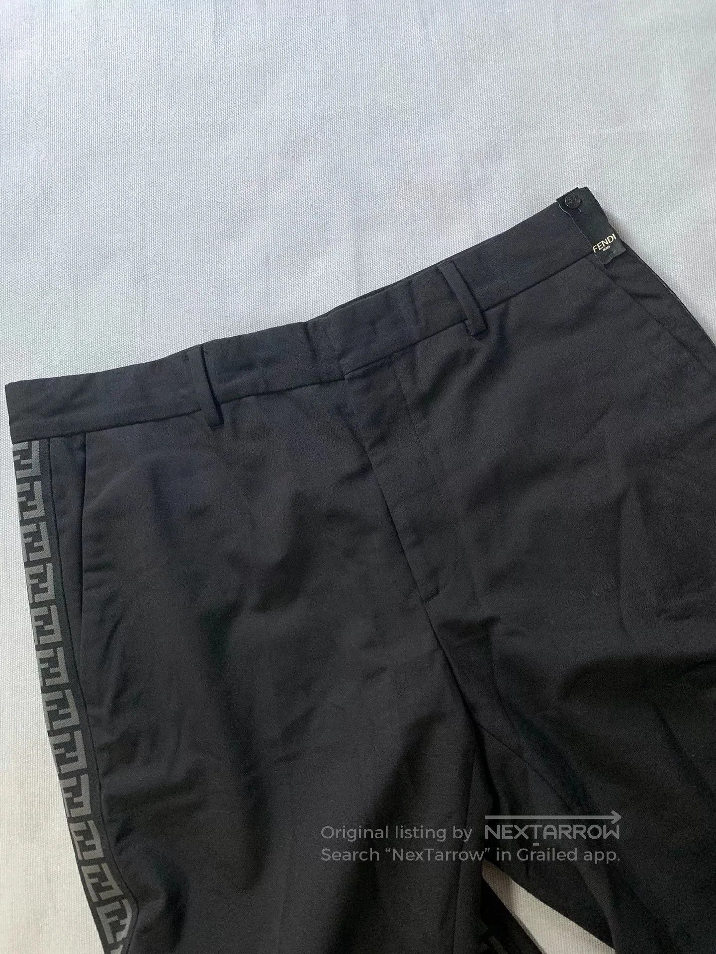 Fendi Fendi Wool Logo Chino Pants. Size US 30 / EU 46 - 3 Thumbnail