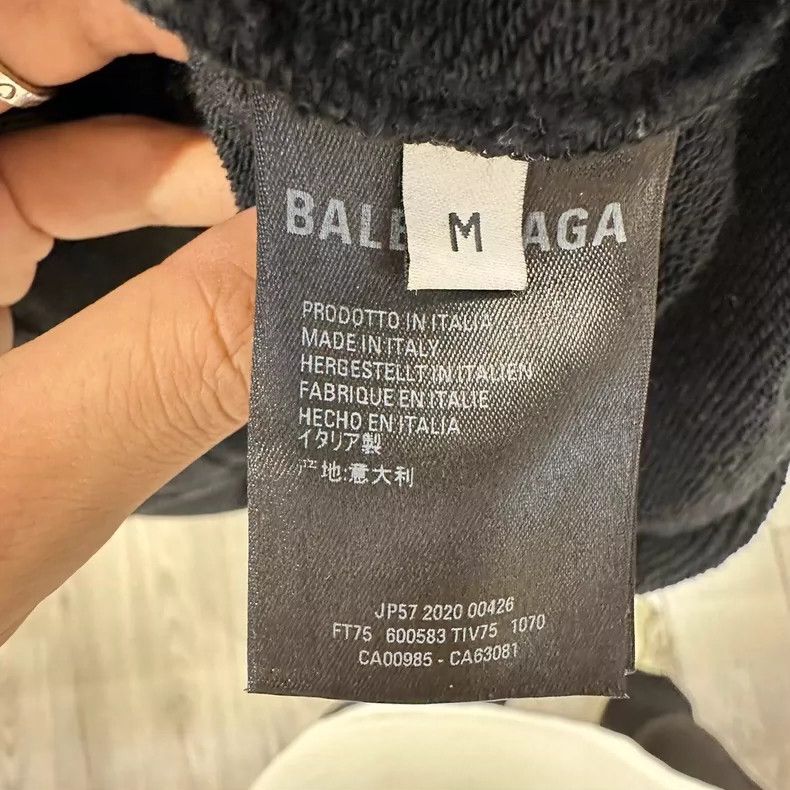 Balenciaga Balenciaga Crew hoodie Size US M / EU 48-50 / 2 - 6 Thumbnail