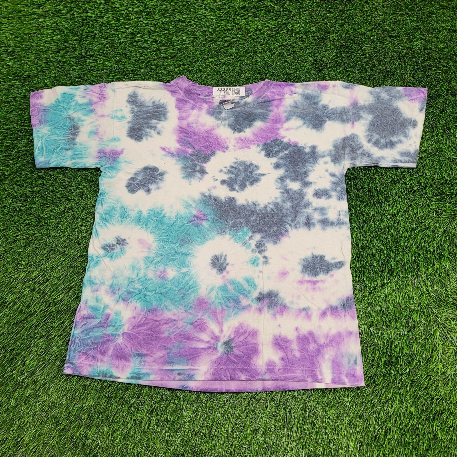 Vintage VTG 90s Tie-Dye T-Shirt Mens L Single Stitch USA Skater Size US L / EU 52-54 / 3 - 1 Thumbnail