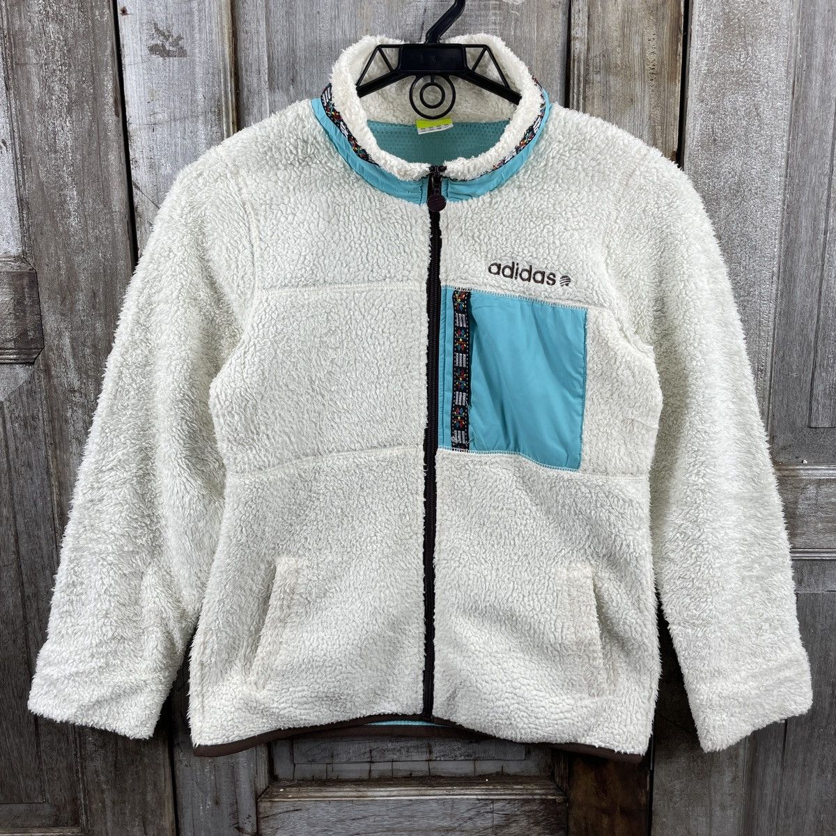 Adidas × Vintage Vintage Adidas Fleece Jacket Size M / US 6-8 / IT 42-44 - 1 Thumbnail