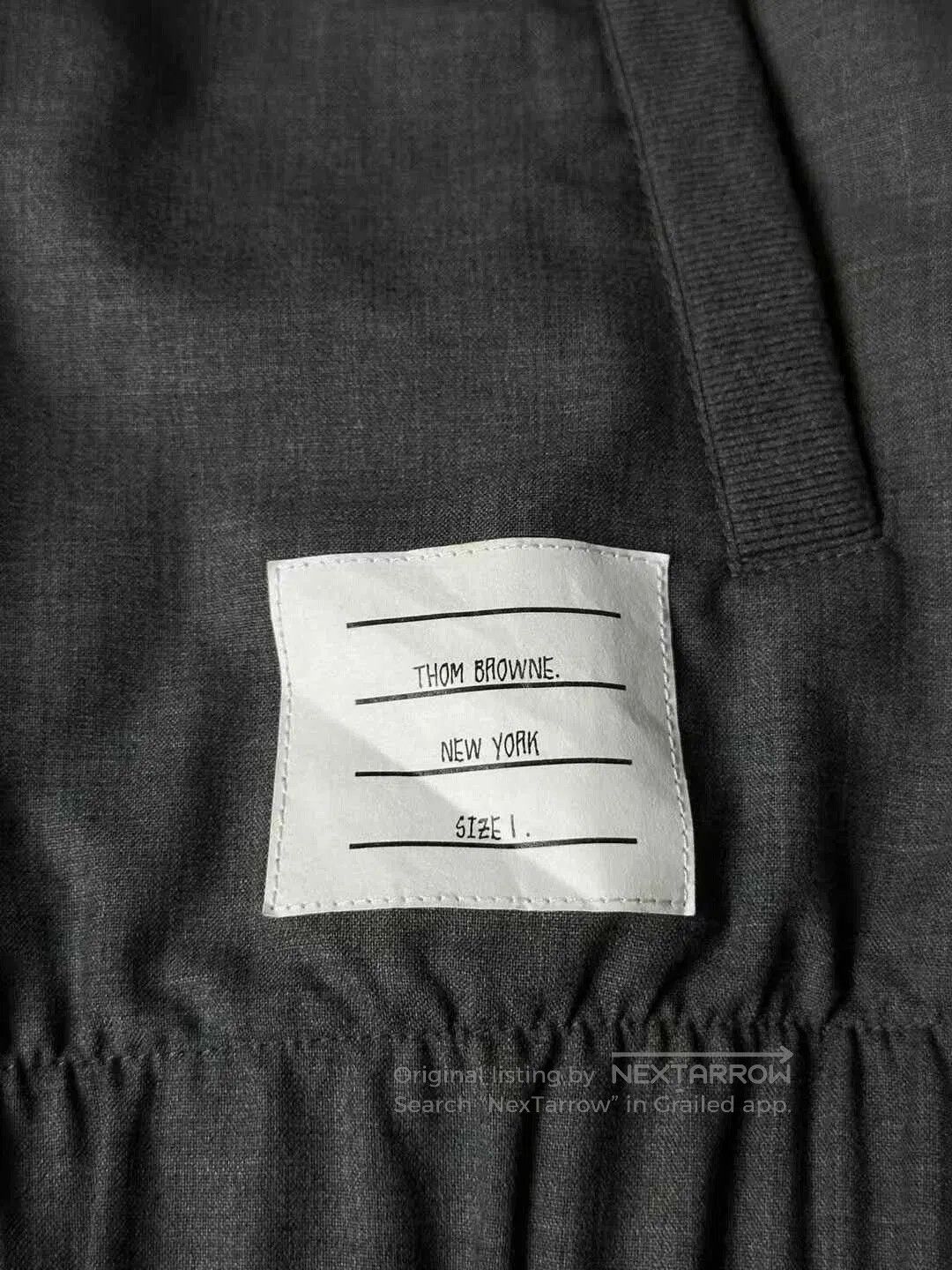 Thom Browne thom browne gray striped jacket. Size US S / EU 44-46 / 1 - 5 Thumbnail