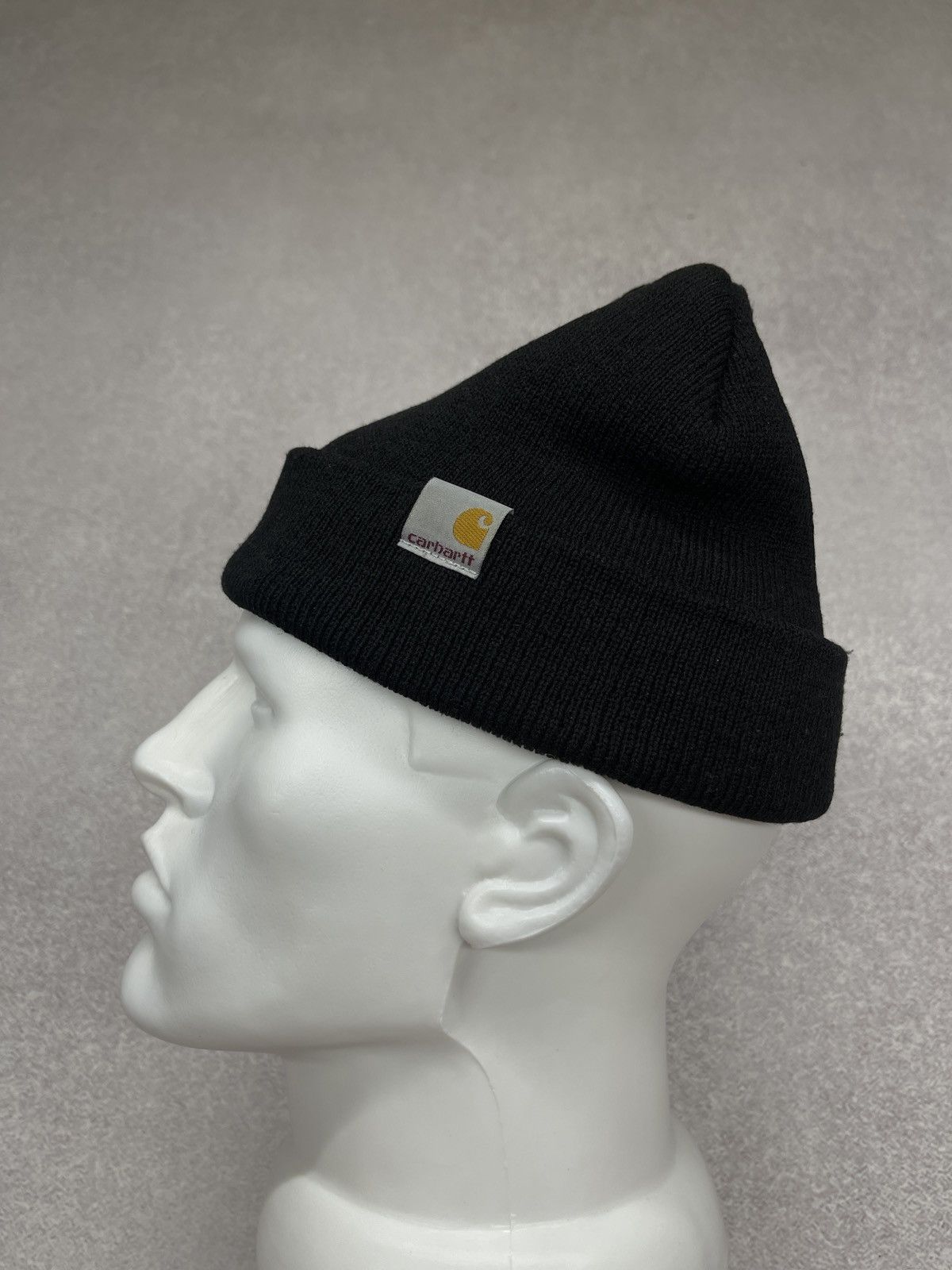 Carhartt Mens Carhartt Stratus Beanie Hat Low Black Size ONE SIZE - 2 Thumbnail