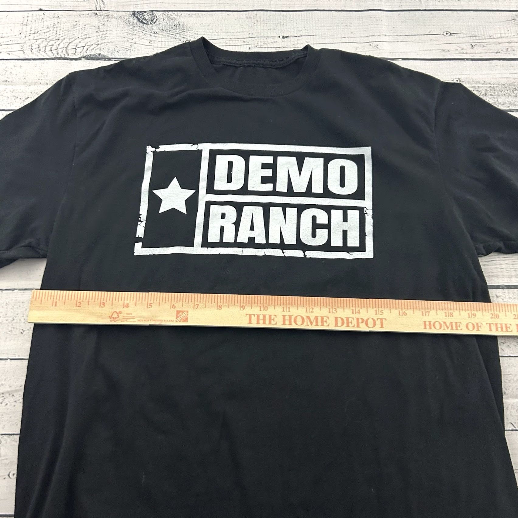 Vintage Bunker Branding Demo Ranch Short Sleeve T Shirt Men's Large Black Size US L / EU 52-54 / 3 - 4 Thumbnail