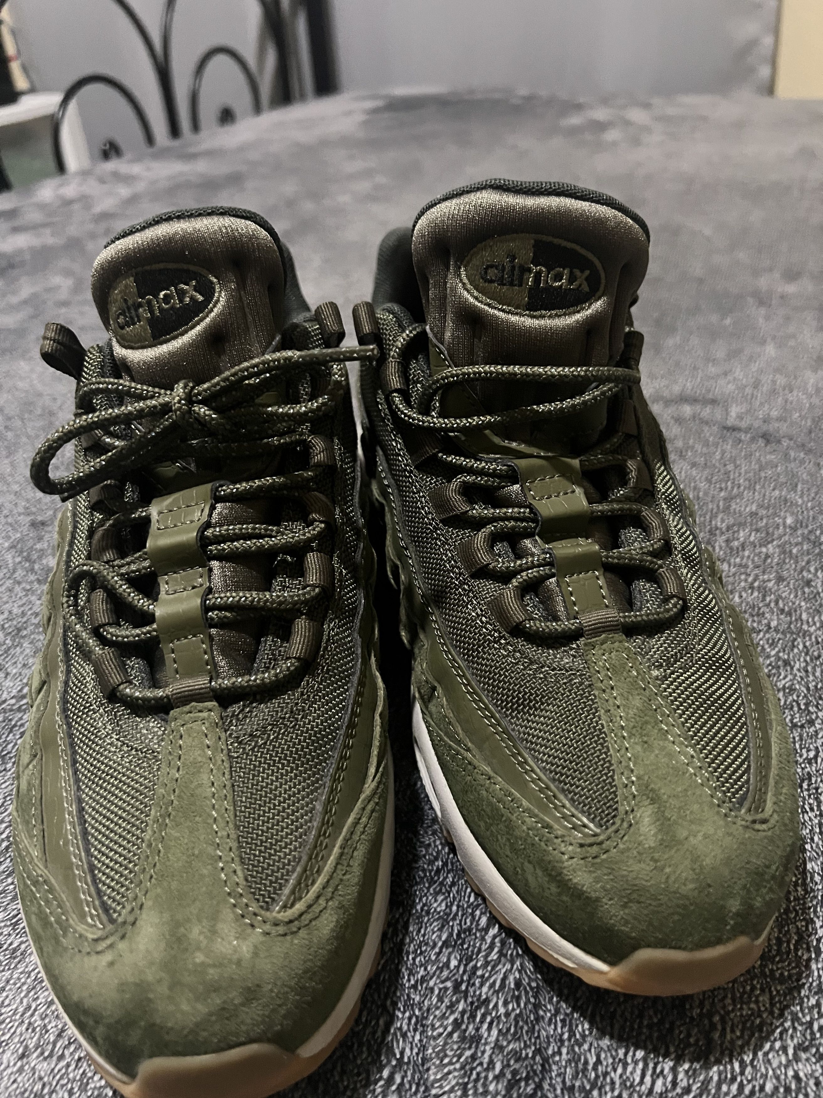Nike Nike Air Max 95 SE SZ 8 Olive Canvas AJ2018-300 Size US 8 / EU 41 - 7 Thumbnail