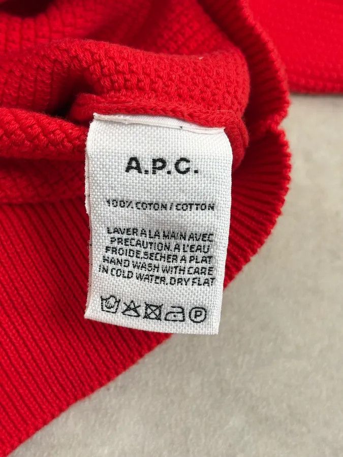 A.P.C. A.P.C. Red Classy Sweater Size US S / EU 44-46 / 1 - 10 Thumbnail