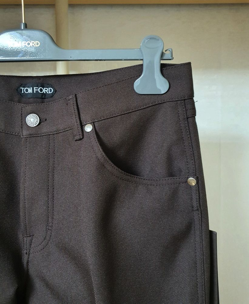 Tom Ford o1sm1stk0824 Active Riding Pant in Dark Brown Size US 30 / EU 46 - 2 Thumbnail