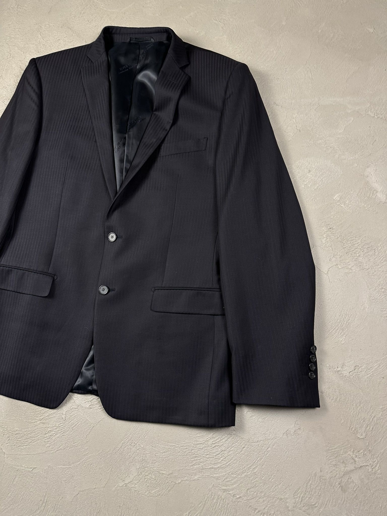 Balmain Vintage Balmain Paris Wool Slim Fit Blazer Size 54R - 3 Thumbnail