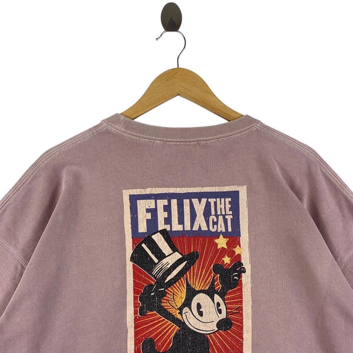 Cartoon Network × Felix FELIX THE CAT X DISCUSS cartoon big spellout black tee Size US L / EU 52-54 / 3 - 10 Thumbnail