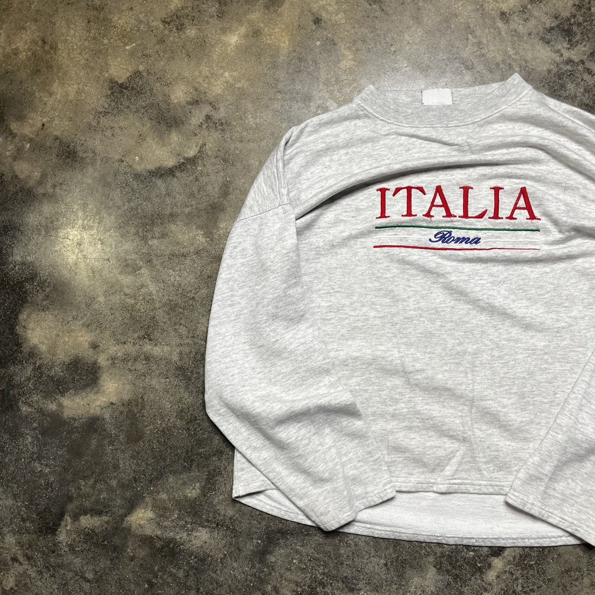 Vintage vintage rome italy roma italia crop sweatshirt Size US L / EU 52-54 / 3 - 2 Thumbnail