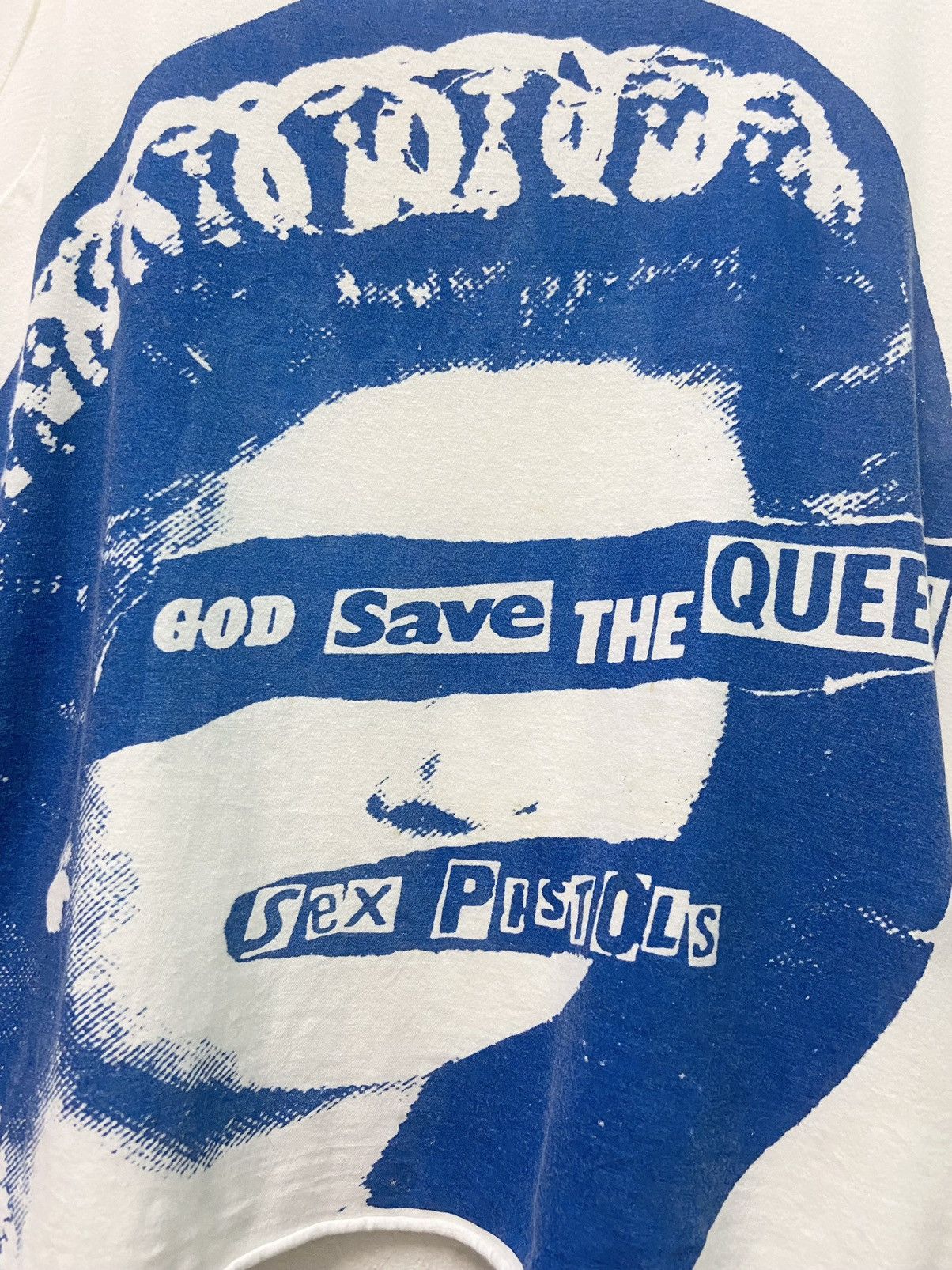 Band Tees × Seditionaries × Vintage Vintage 90's Sex Pistol " God Save the Queen " Tank Top Size US M / EU 48-50 / 2 - 4 Thumbnail