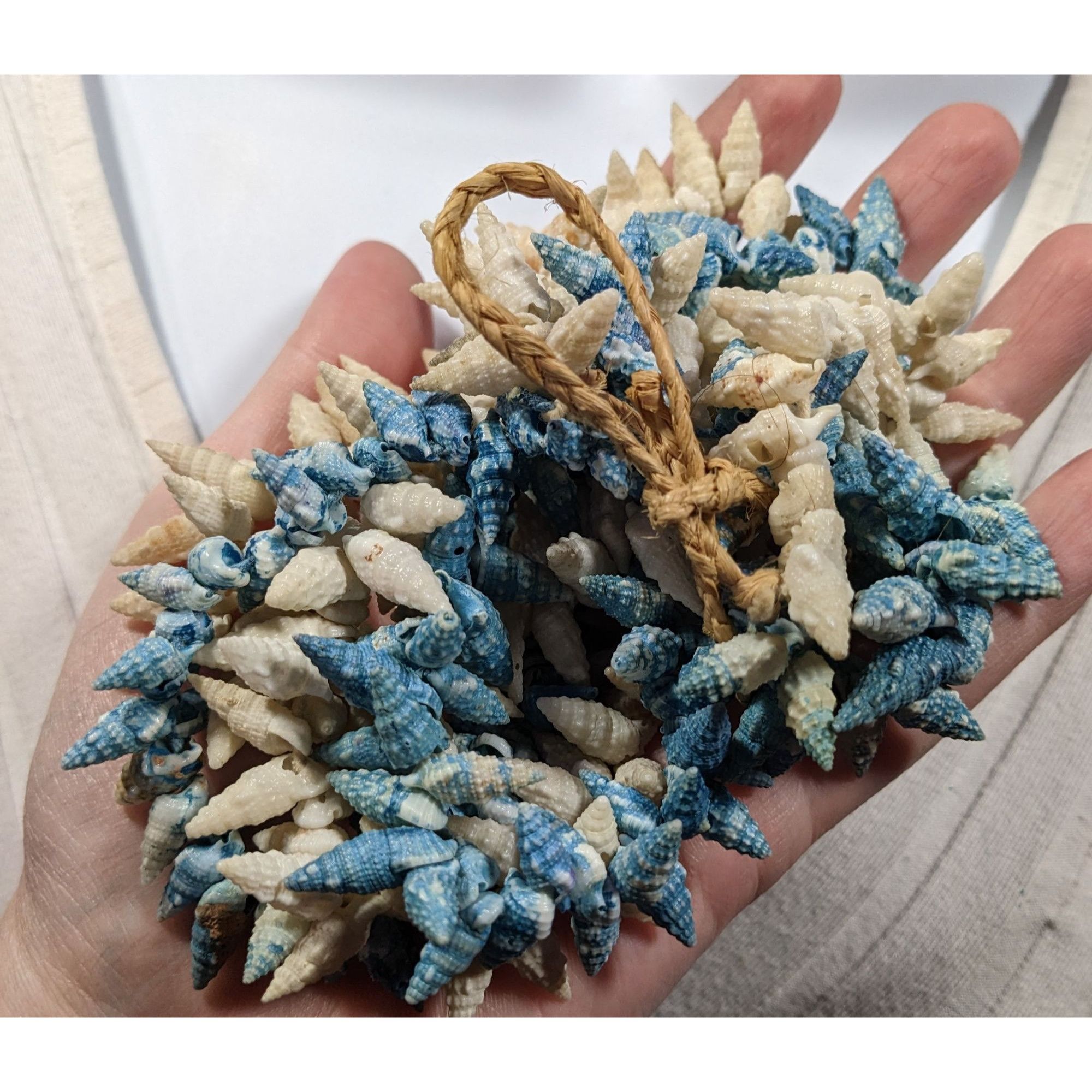 Other Handmade Beachy Blue And White Multilayer Seashell Necklace Size ONE SIZE - 4 Thumbnail