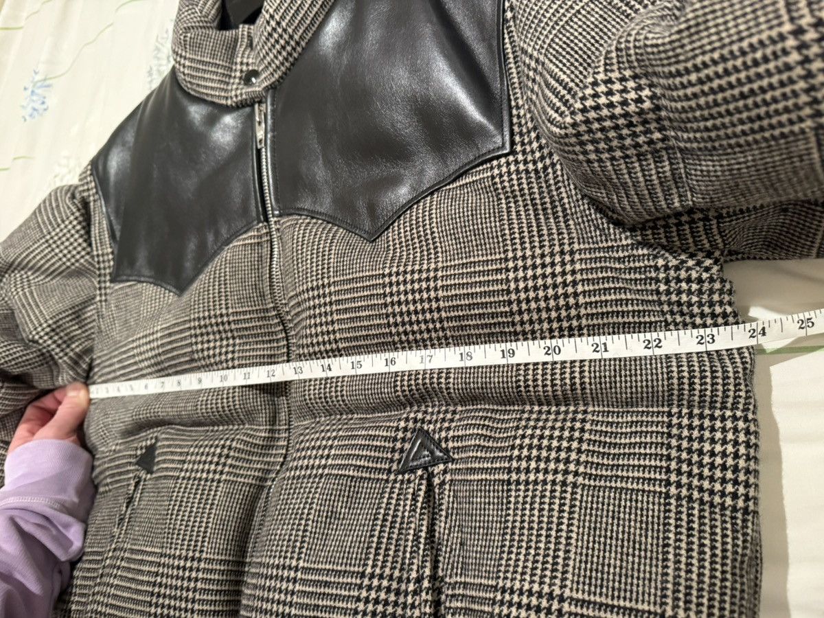 Celine $3.7k FW19 Celine Prince of Wales check leather puffa coat Size US M / EU 48-50 / 2 - 6 Thumbnail