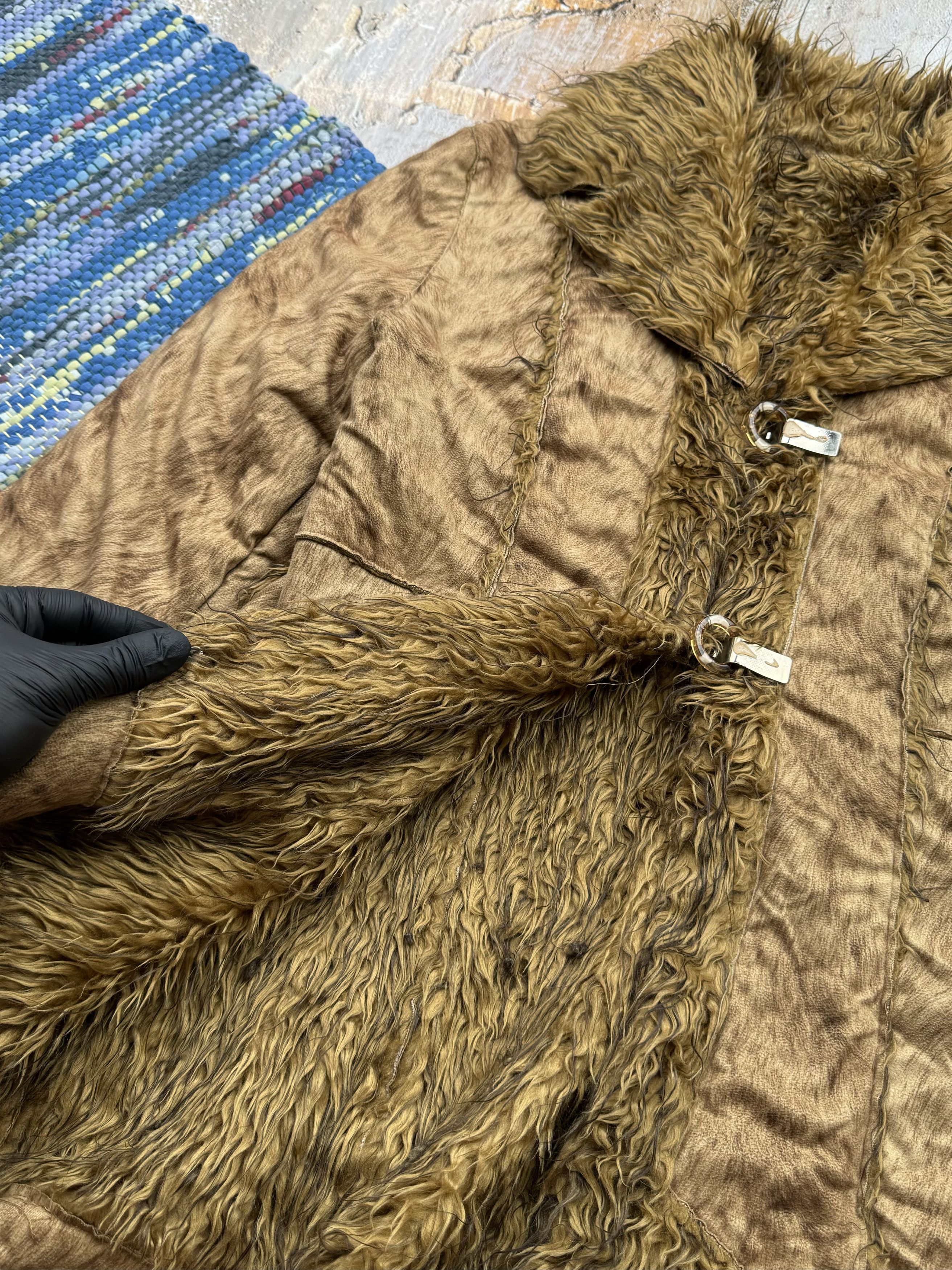 Vintage Vintage Faded Faux Fur Coat A186(495)D15 Size M / US 6-8 / IT 42-44 - 6 Thumbnail