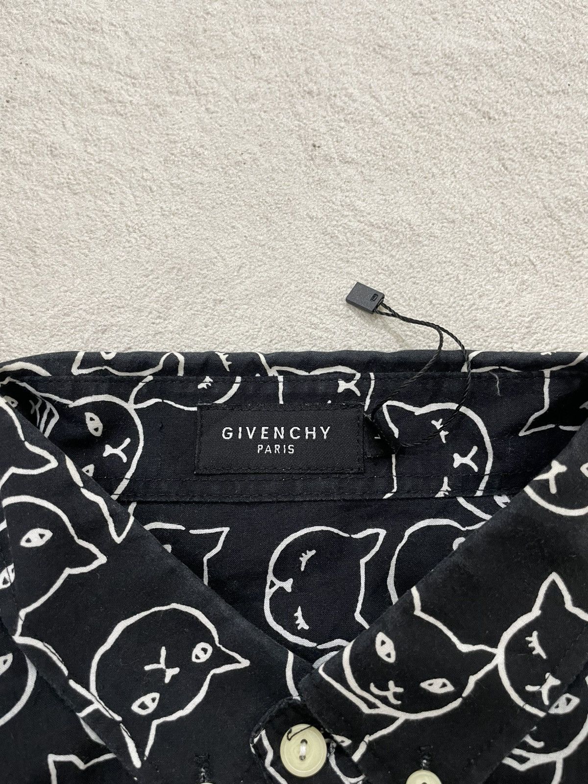 Givenchy Givenchy Archival Cat Print Shirt Black White Pattern Y2K Size US M / EU 48-50 / 2 - 4 Thumbnail