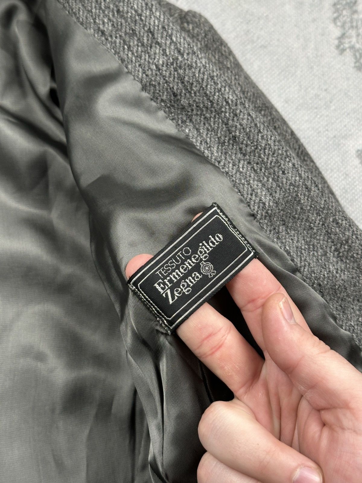 Ermenegildo Zegna Vintage Zegna Wool Blazer Grey Tailored Classic Minimalist Size XL / US 12-14 / IT 48-50 - 4 Thumbnail