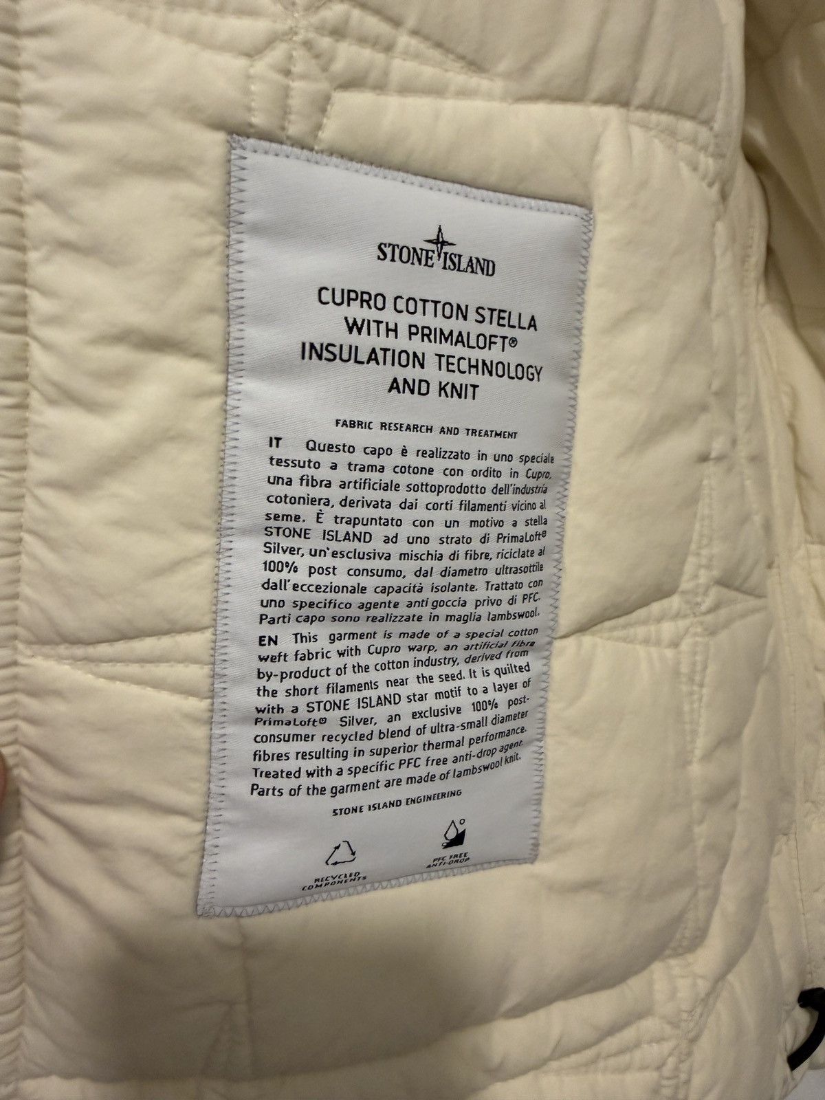 Stone Island Stone Island 3XL Primaloft® Insulation Knit Jacket Size US XXL / EU 58 / 5 - 5 Thumbnail