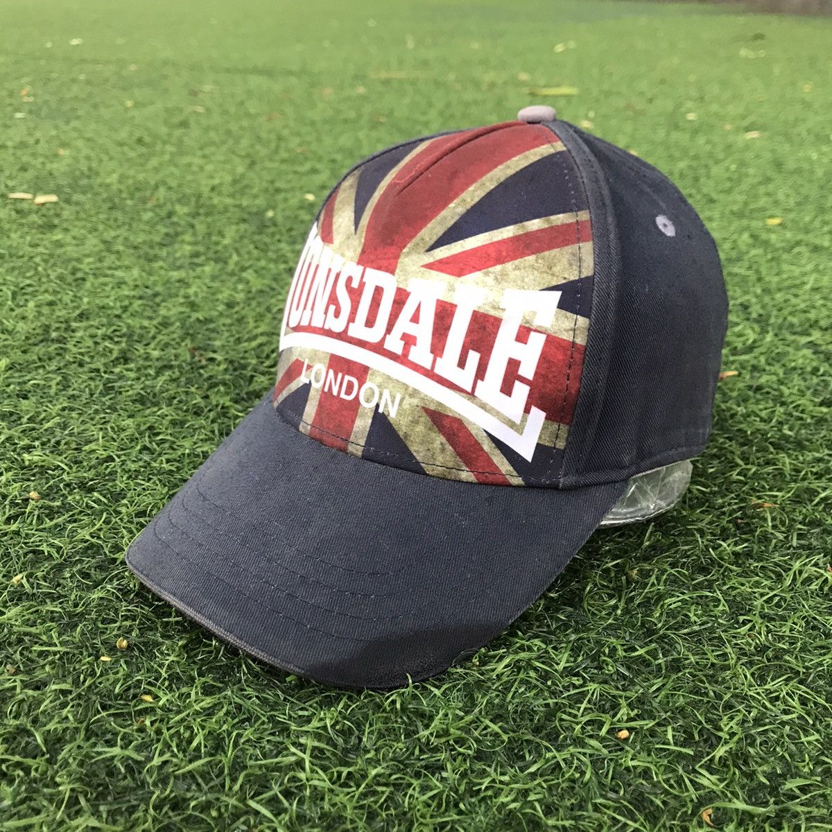 Lonsdale × Other UK × Union LA Lonsdale Union Jack Baseball Cap Navy Blue colorway Lonsdale Size ONE SIZE - 2 Thumbnail