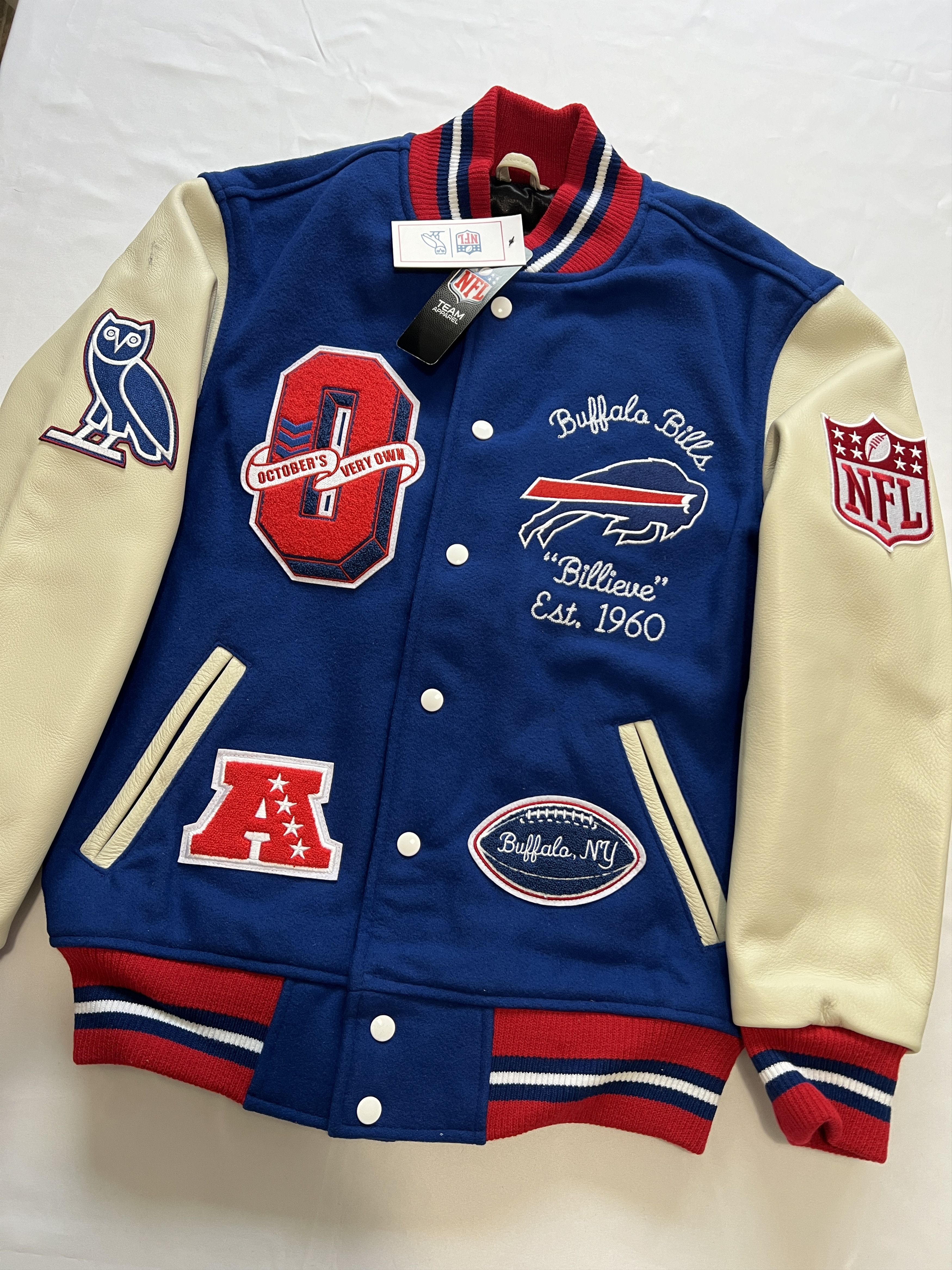 Drake OVO x NFL BUFFALO BILLS VARSITY JACKET Size US S / EU 44-46 / 1 - 3 Thumbnail