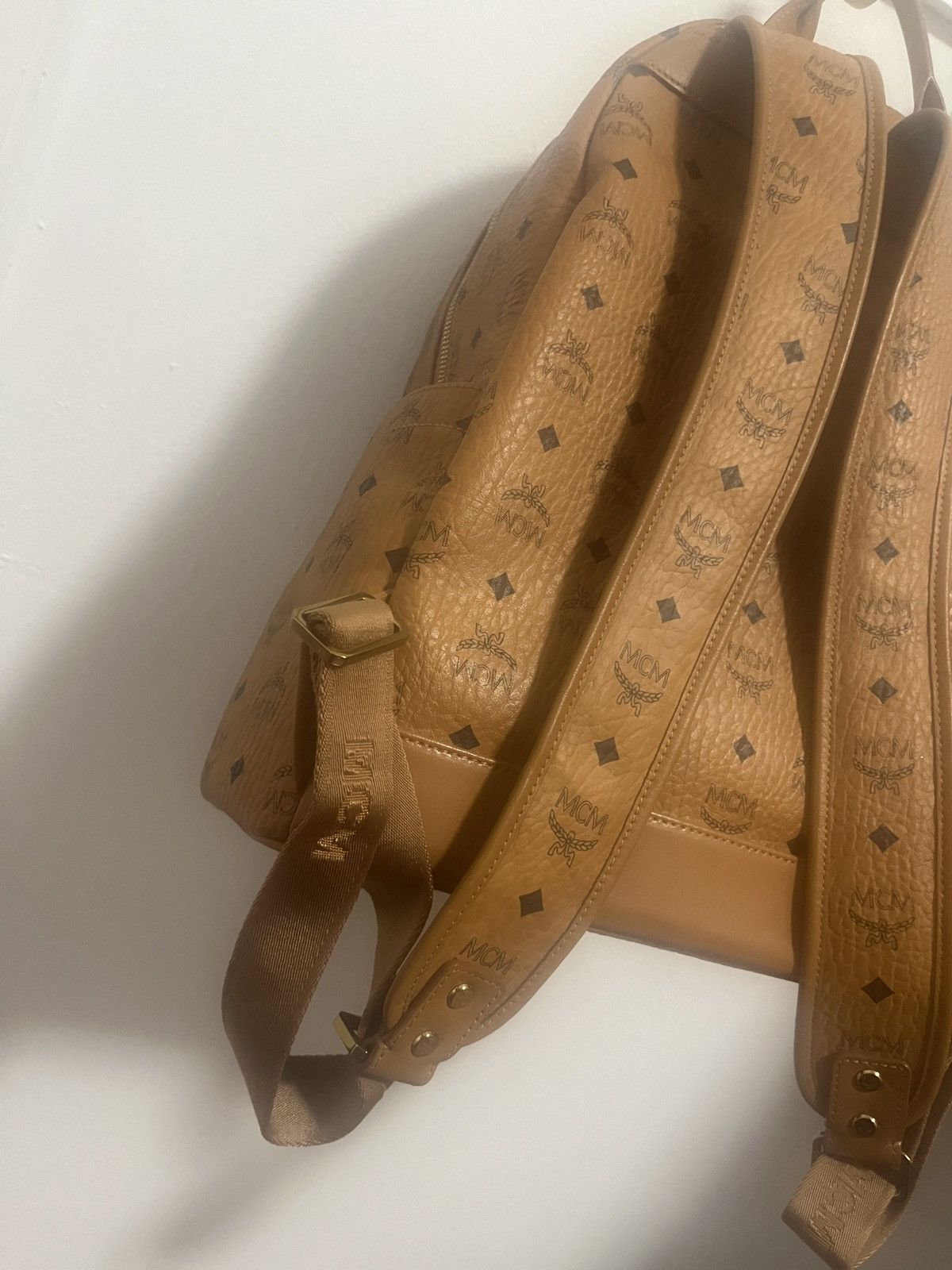 MCM Mcm Cognac Stark Backpack Size ONE SIZE - 6 Thumbnail