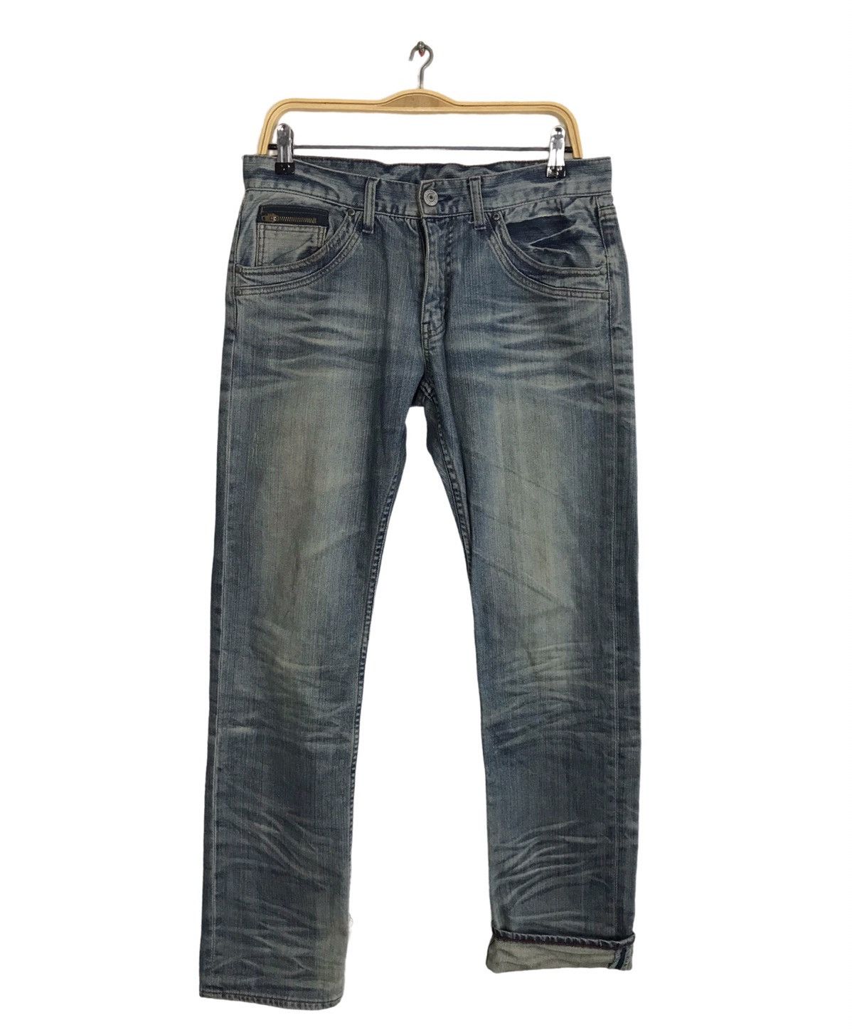 Japanese Brand Takeo Kikuchi The Shop TK Mix Piece Straight Cut Size US 32 / EU 48 - 1 Thumbnail