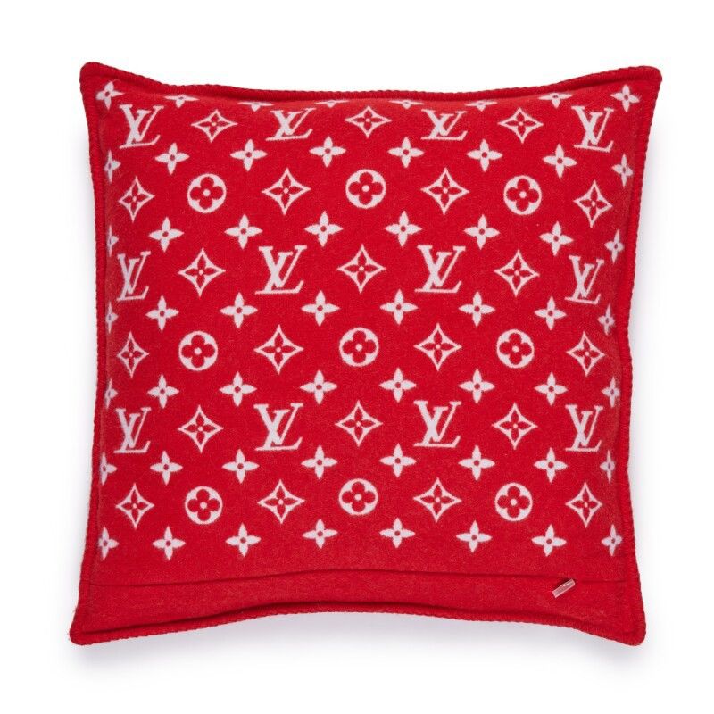 Louis Vuitton × Supreme 💥RARE💥 LV X Supreme Monogram Pillow Size ONE SIZE - 2 Thumbnail