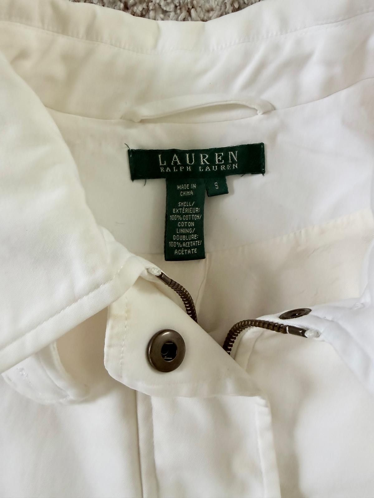 Lauren Ralph Lauren Vintage Lauren Ralph Lauren White Utility Jacket - Women's S Size S / US 4 / IT 40 - 2 Thumbnail