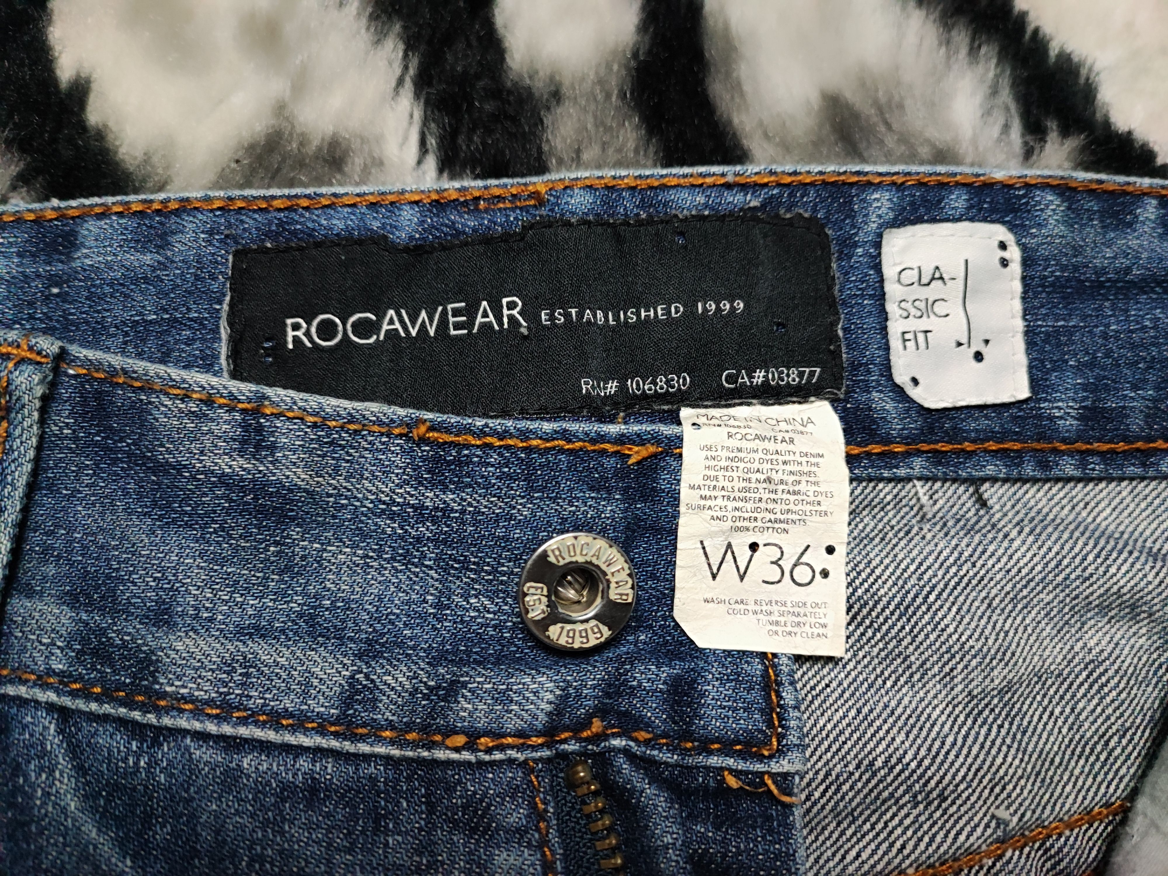 Rocawear Crazy Vintage Y2K Rocawear Baggy Jeans Size US 38 / EU 54 - 8 Thumbnail