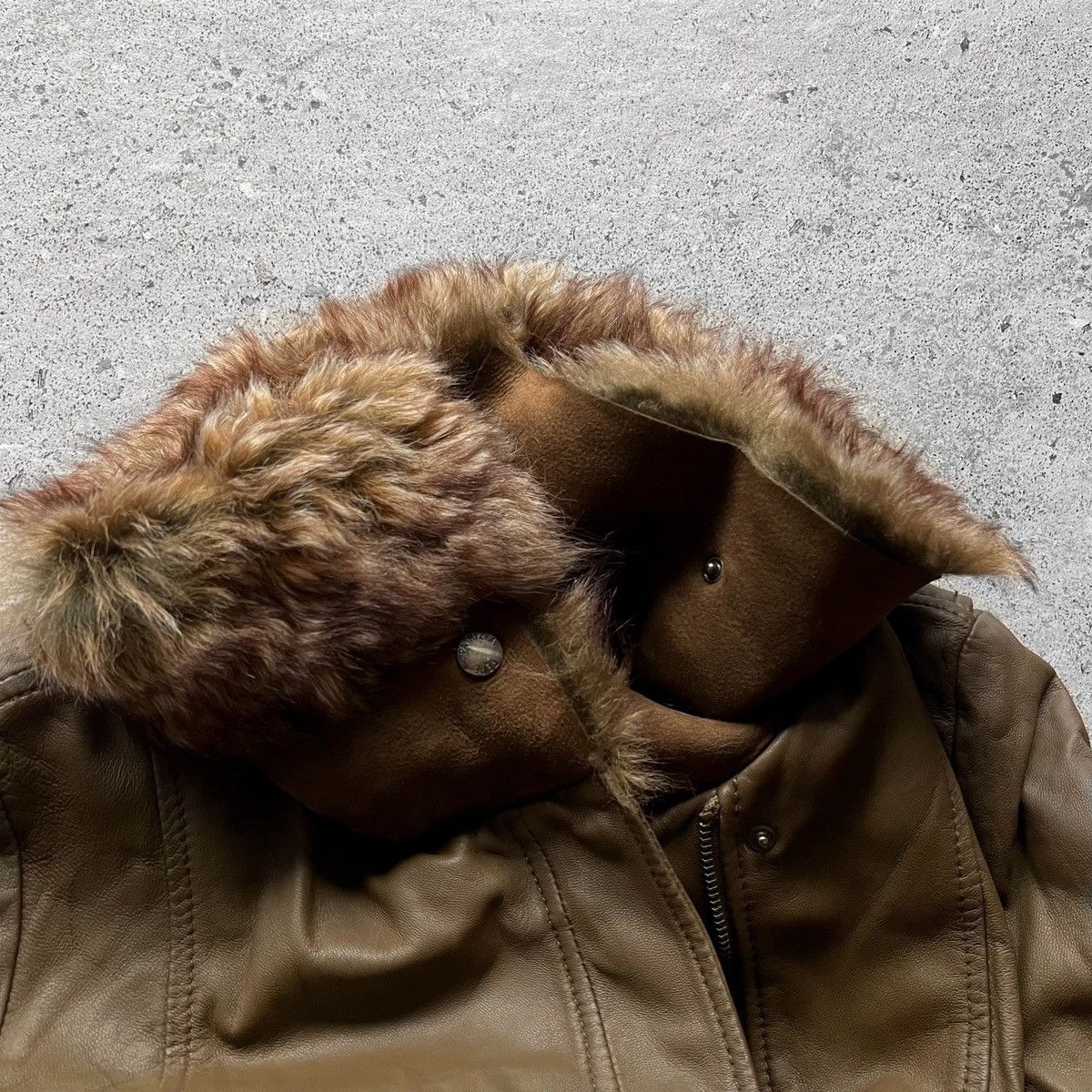 Leather × Patrizia Pepe Patrizia Pepe Lamb Leather Coat Jacket Sheepskin Fur Collar Size S / US 4 / IT 40 - 7 Thumbnail