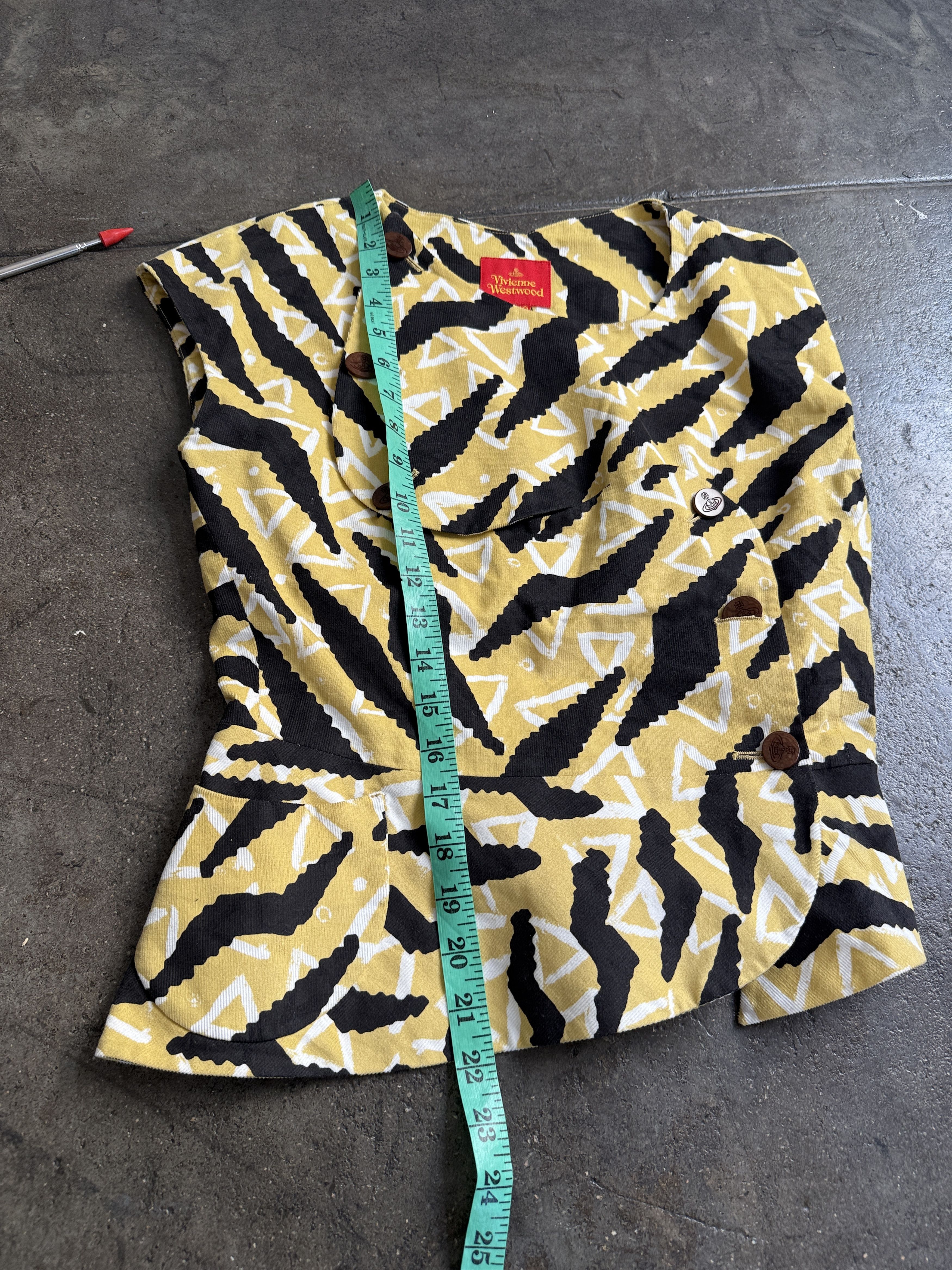 Vivienne Westwood Red Label 2016 Set !!! African Print W/ UNIQUE tailoring Size S / US 4 / IT 40 - 7 Thumbnail