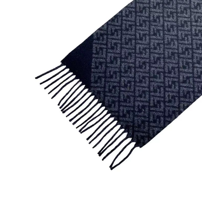 Fendi Fendi Black old-fashioned scarf Size ONE SIZE - 8 Thumbnail
