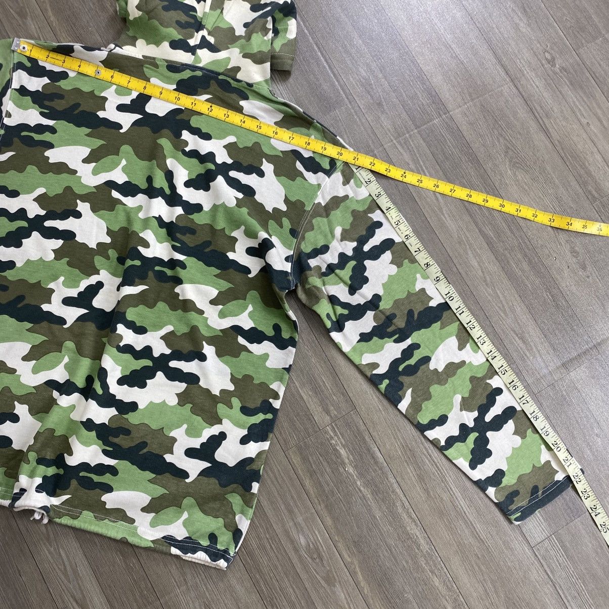 Stussy 90s Vintage Stüssy Camouflage Japan Spell Out Logo Hoodie Size US L / EU 52-54 / 3 - 14 Thumbnail