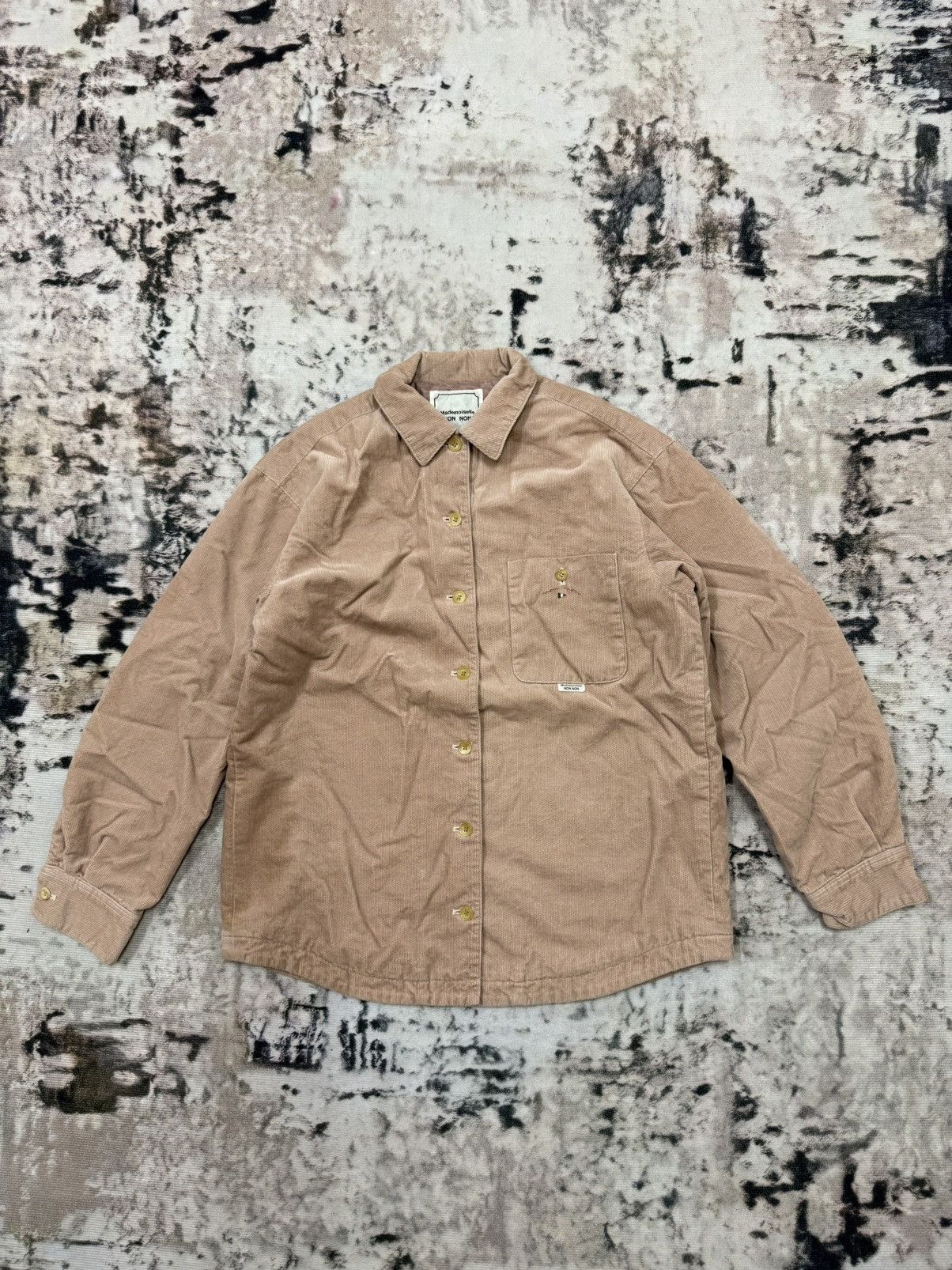 Mademoiselle Non Non Mademoiselle Non Non Quilted Lined Cudroy Button up Shirt Size US S / EU 44-46 / 1 - 3 Thumbnail