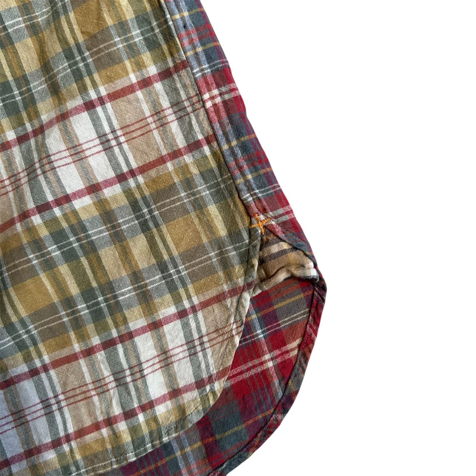 Beams Plus Beams Plus Madras Crazy Button Down Shirt Patchwork American Size US S / EU 44-46 / 1 - 5 Thumbnail