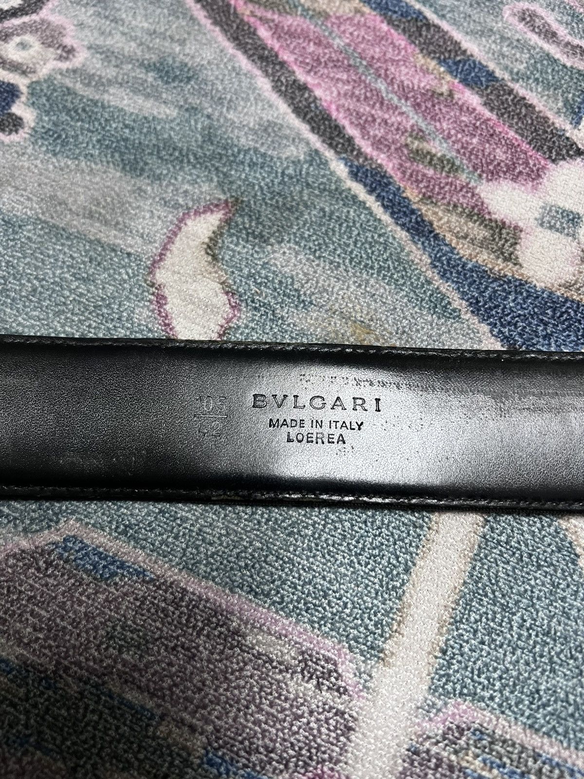 Bvlgari BVLGARI MADE ITALI LEATHER BELT Size 32 - 10 Thumbnail