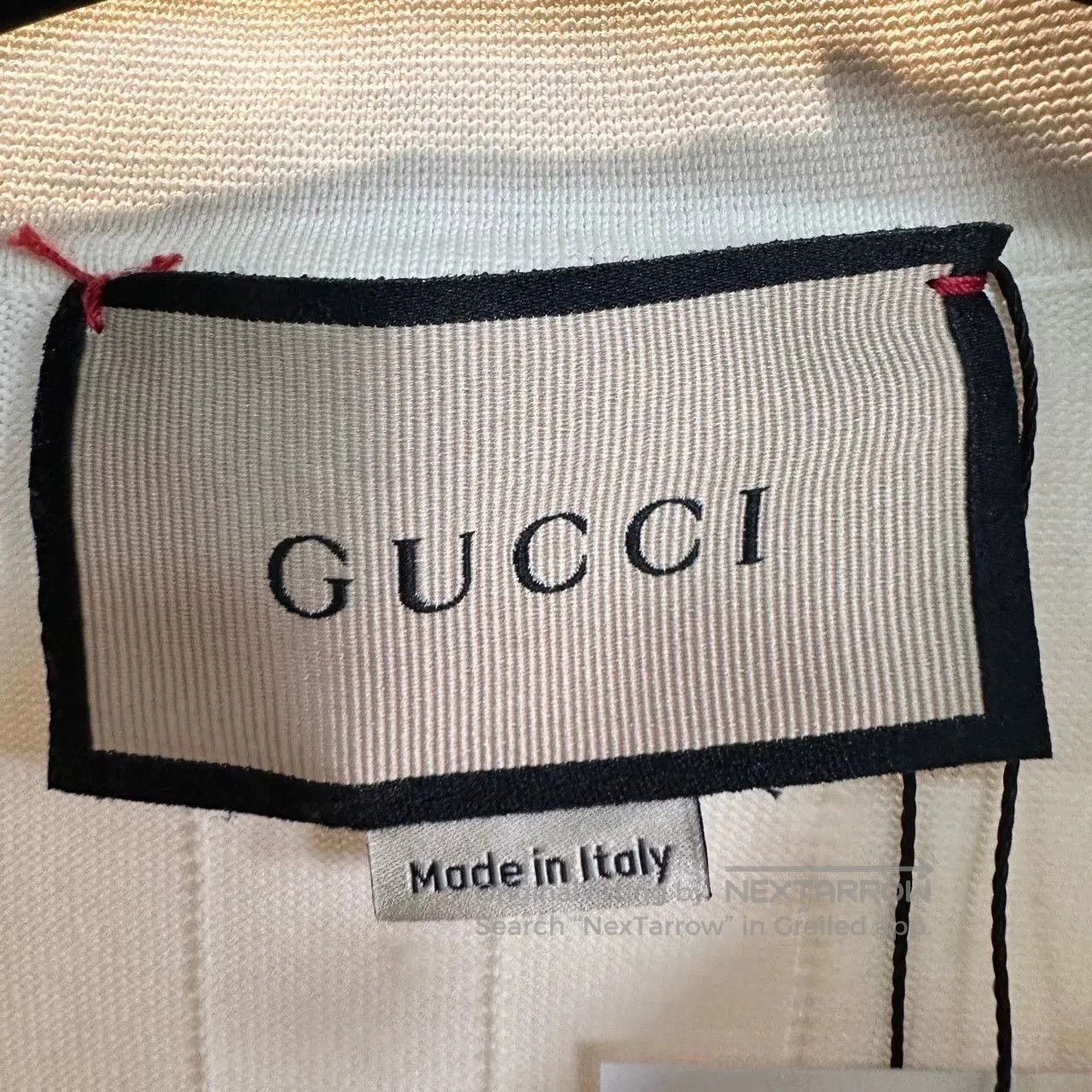 Gucci Gucci New Ivory Jacquard Knit Short Sleeve. Size M / US 6-8 / IT 42-44 - 3 Thumbnail
