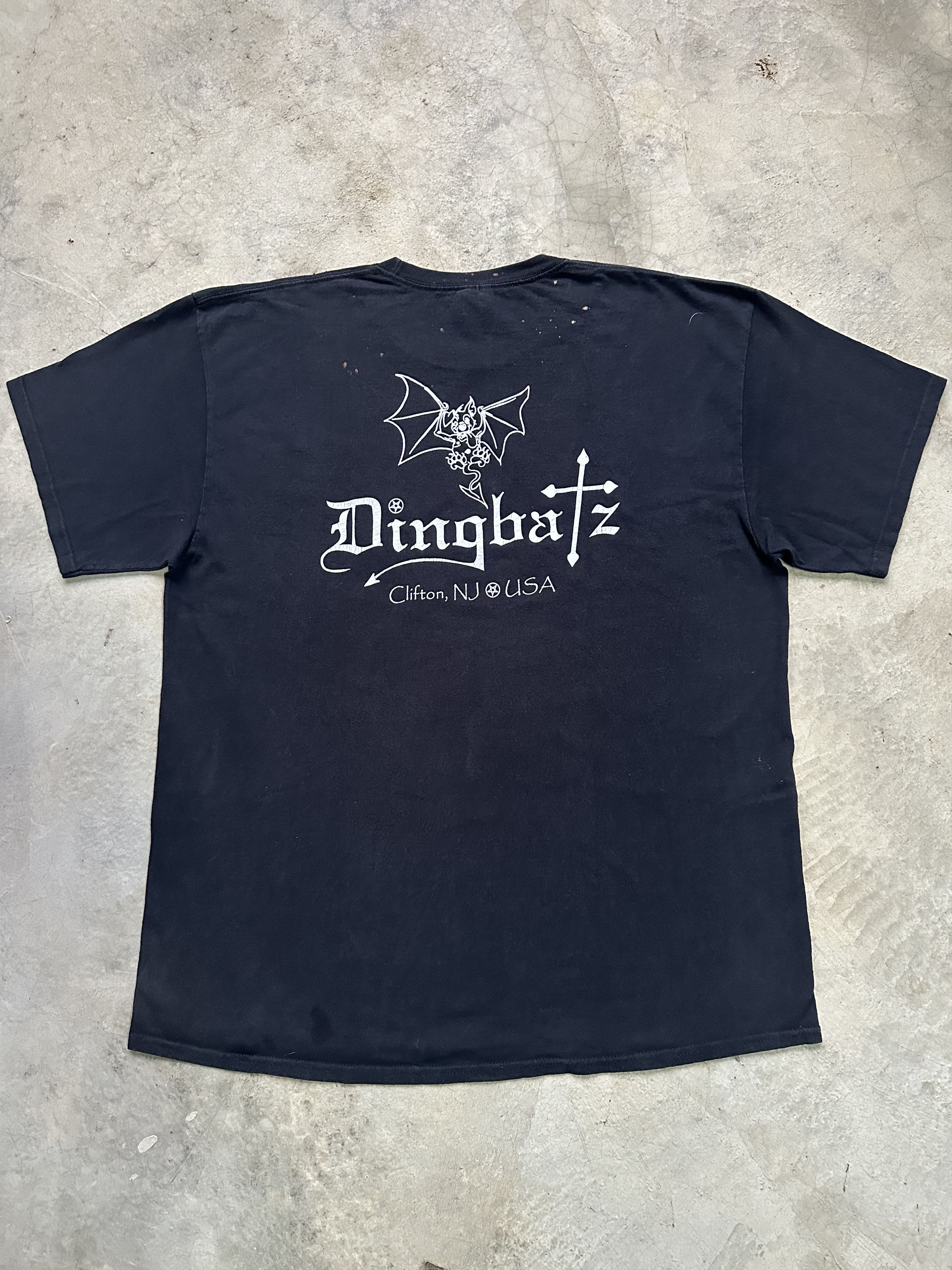 Band Tees Vintage Dingbatz Clifton NJ USA Size US XL / EU 56 / 4 - 2 Thumbnail