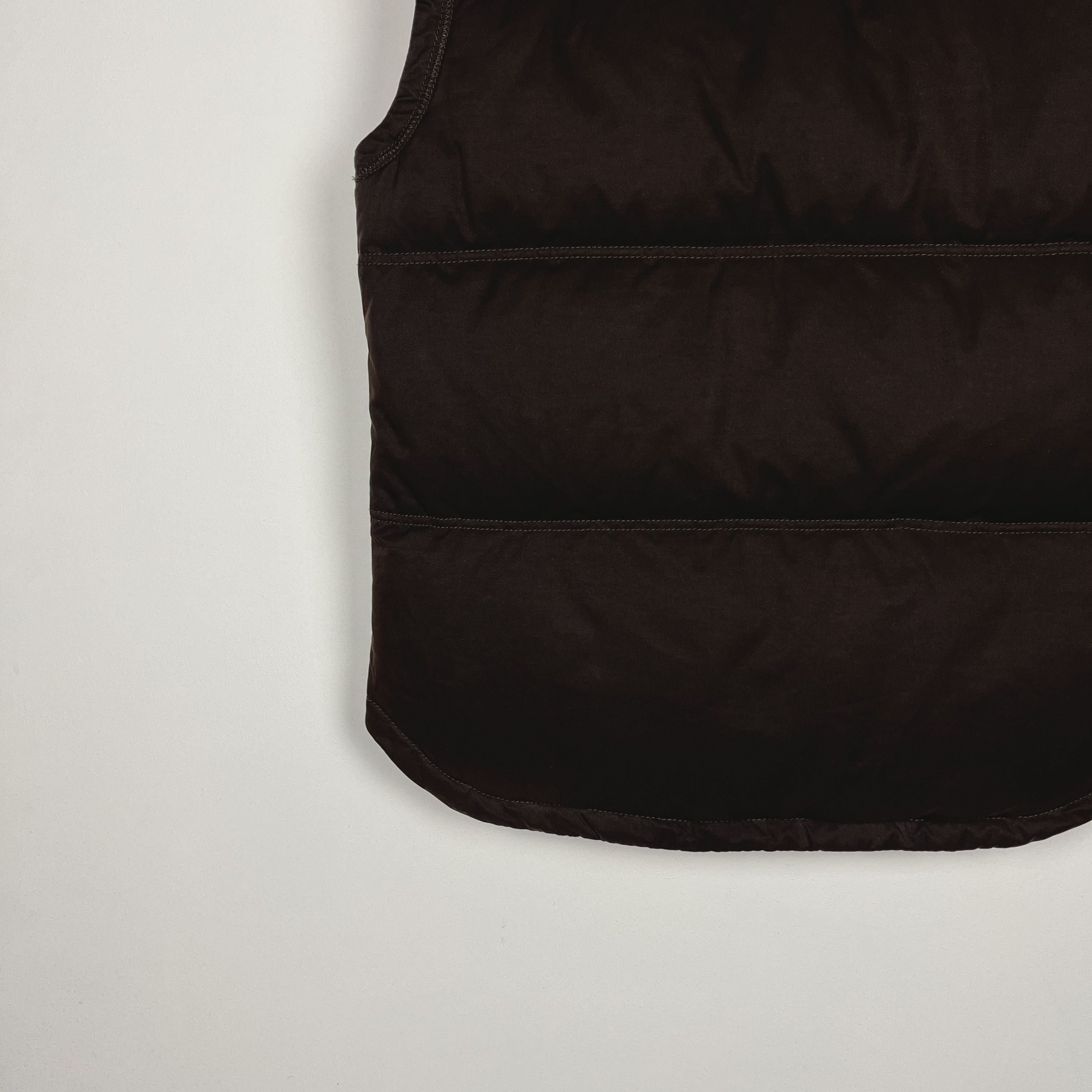 Napapijri Vintage Napapijri Brown Full Zip Down Gilet Jacket Size US M / EU 48-50 / 2 - 17 Thumbnail