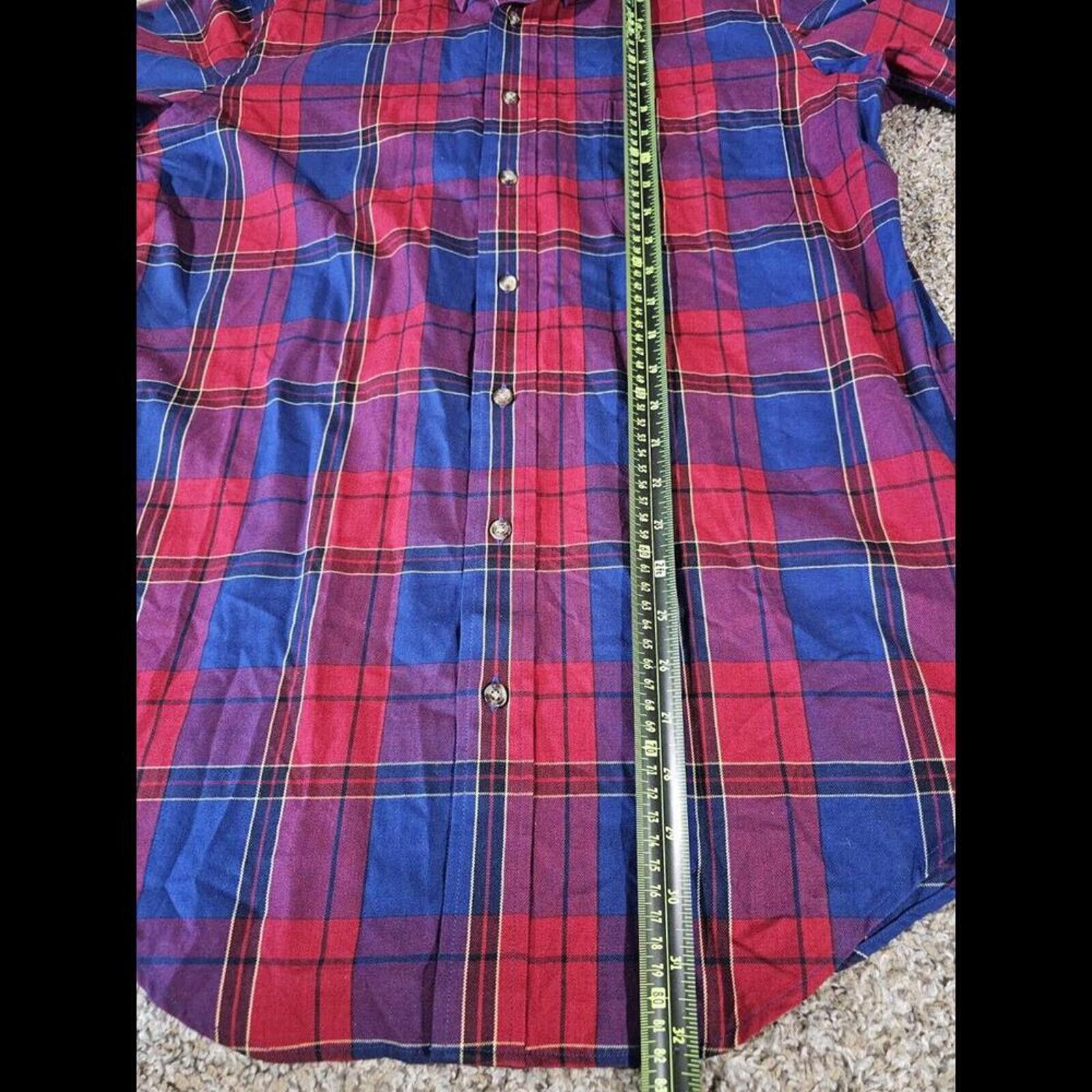 Viyella Viyella Button Up Shirt M Multicolor Plaid Wool Blend Size US M / EU 48-50 / 2 - 4 Thumbnail