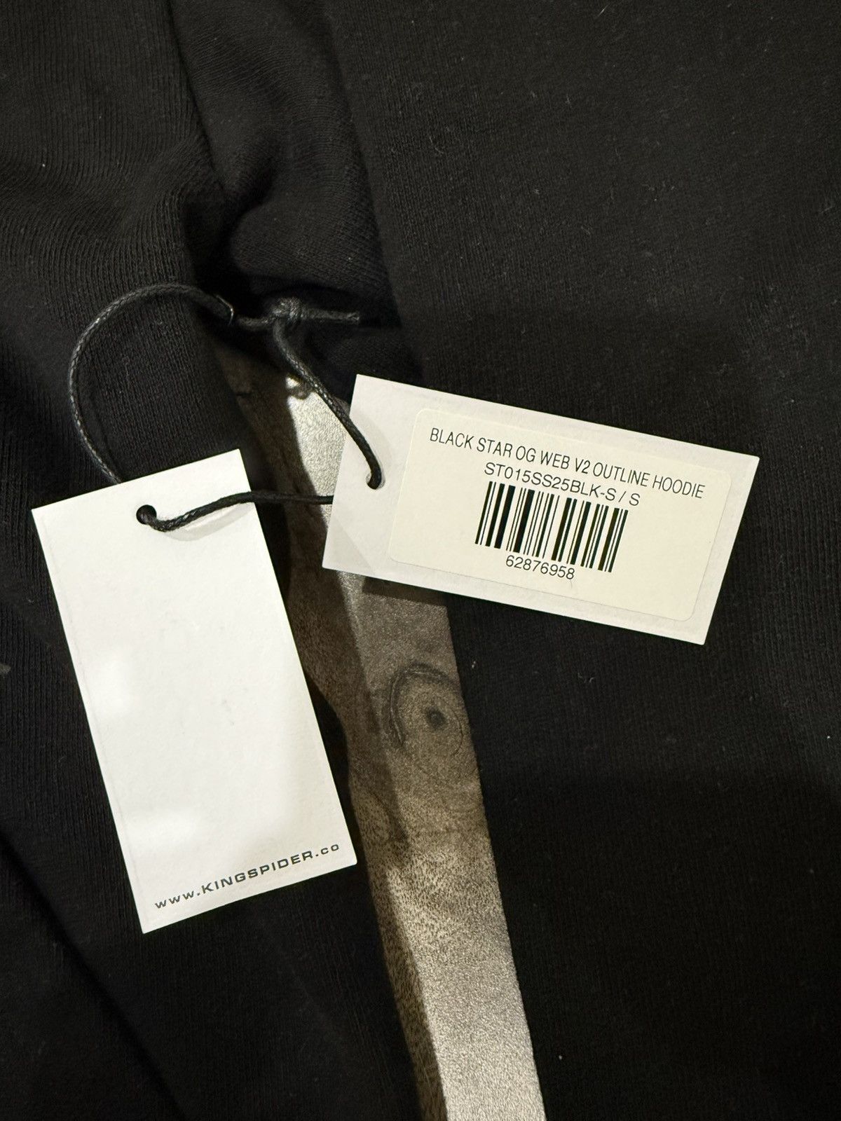 Sp5der Sp5der Phantom Web Black Hoodie Size US S / EU 44-46 / 1 - 5 Thumbnail