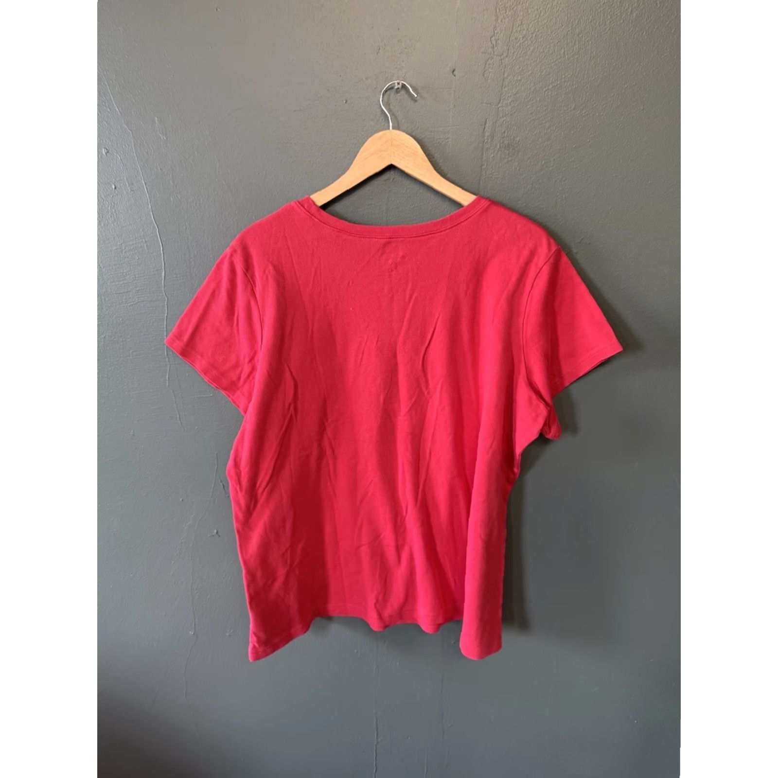 Disney Disney Parks Womens Red Short Sleeve Mickey Graphic T-shirt Plus Size 3X Size XXL / US 16-18 / IT 52-54 - 2 Thumbnail
