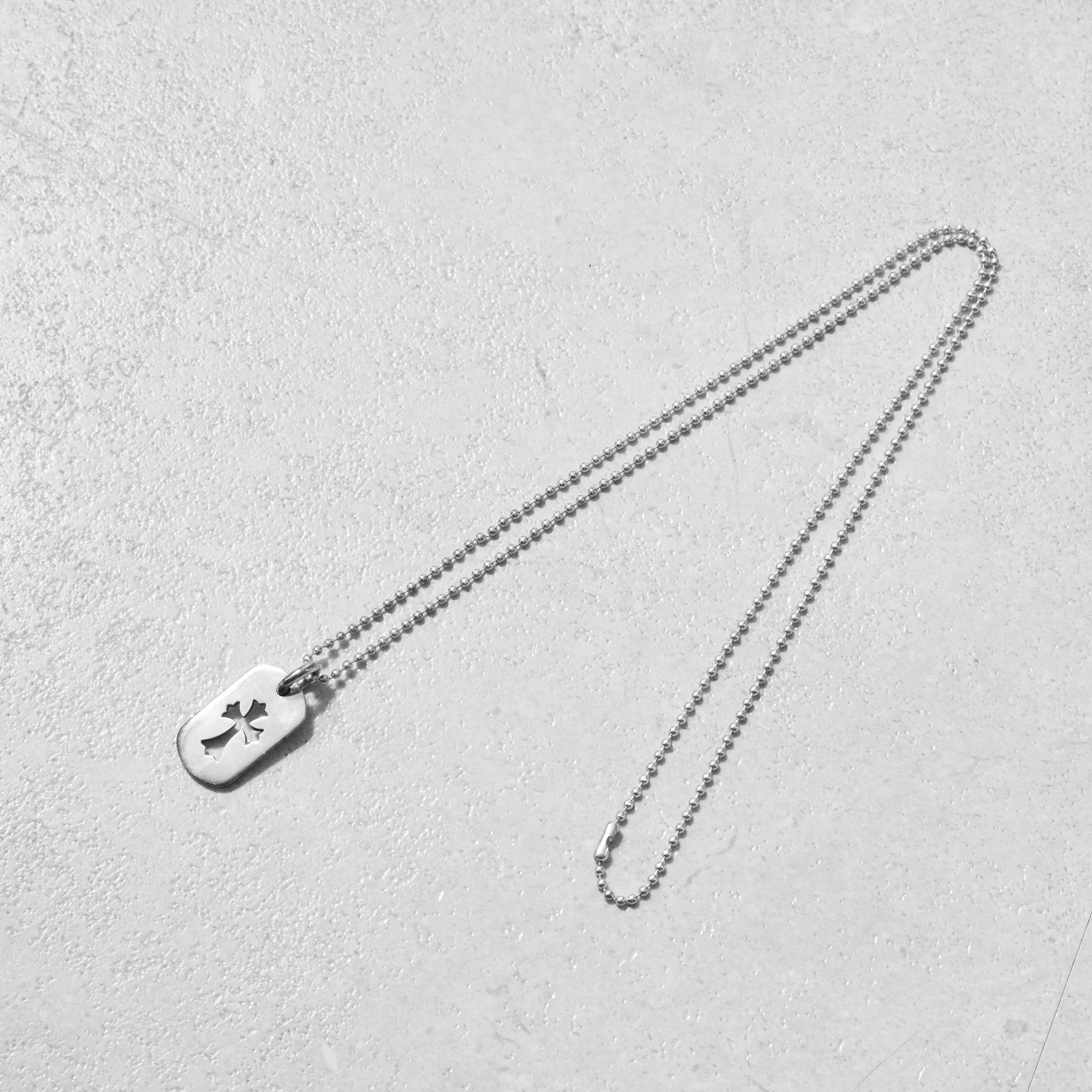 Chrome Hearts CHROME HEARTS Dog SML Coss Silver Necklace Size ONE SIZE - 8 Thumbnail